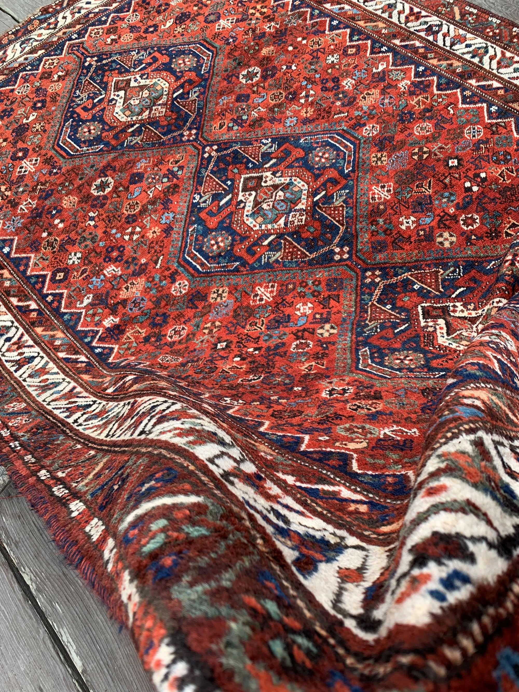 vintage tribal rug room size