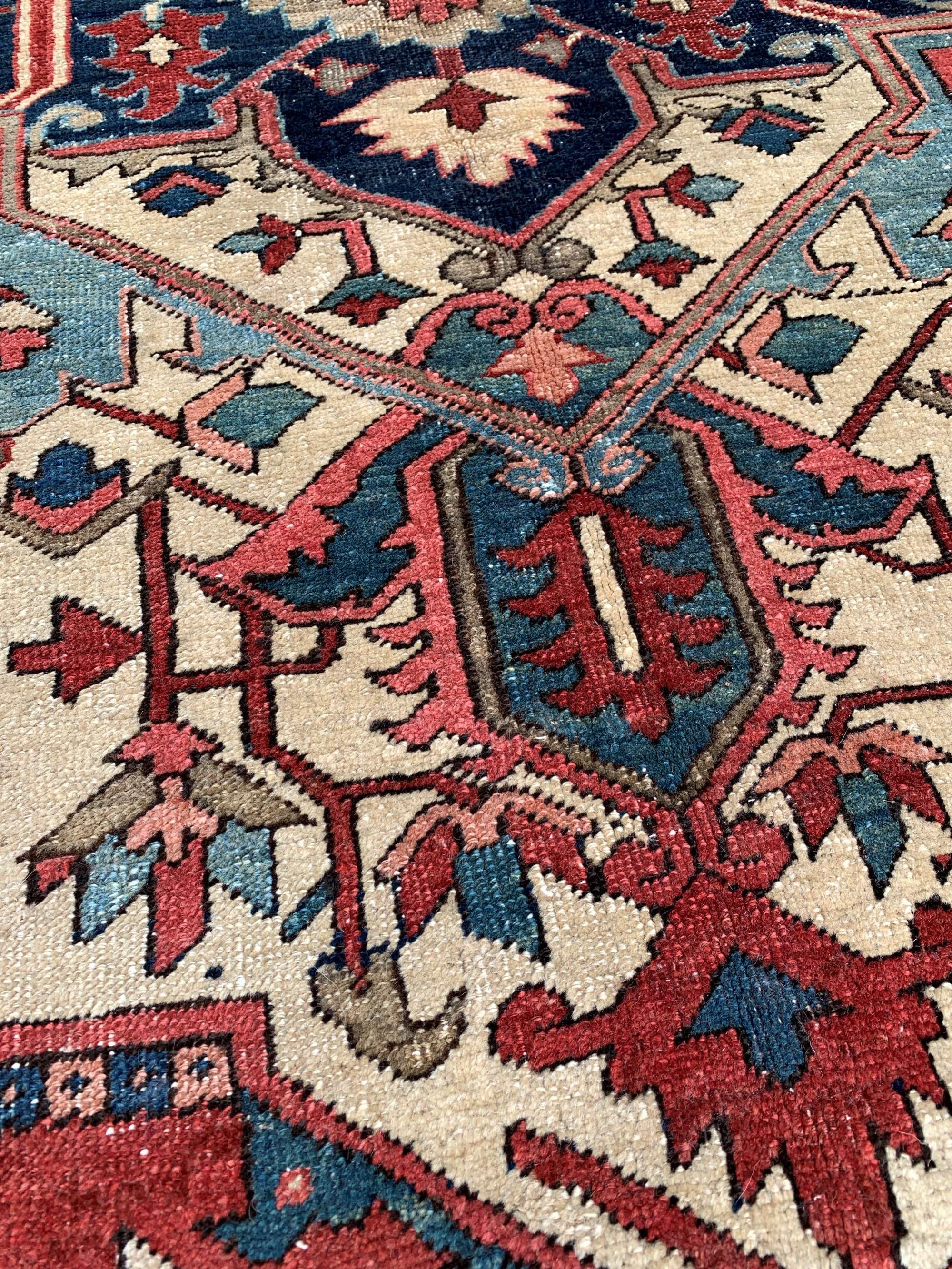 antique serapi rug
