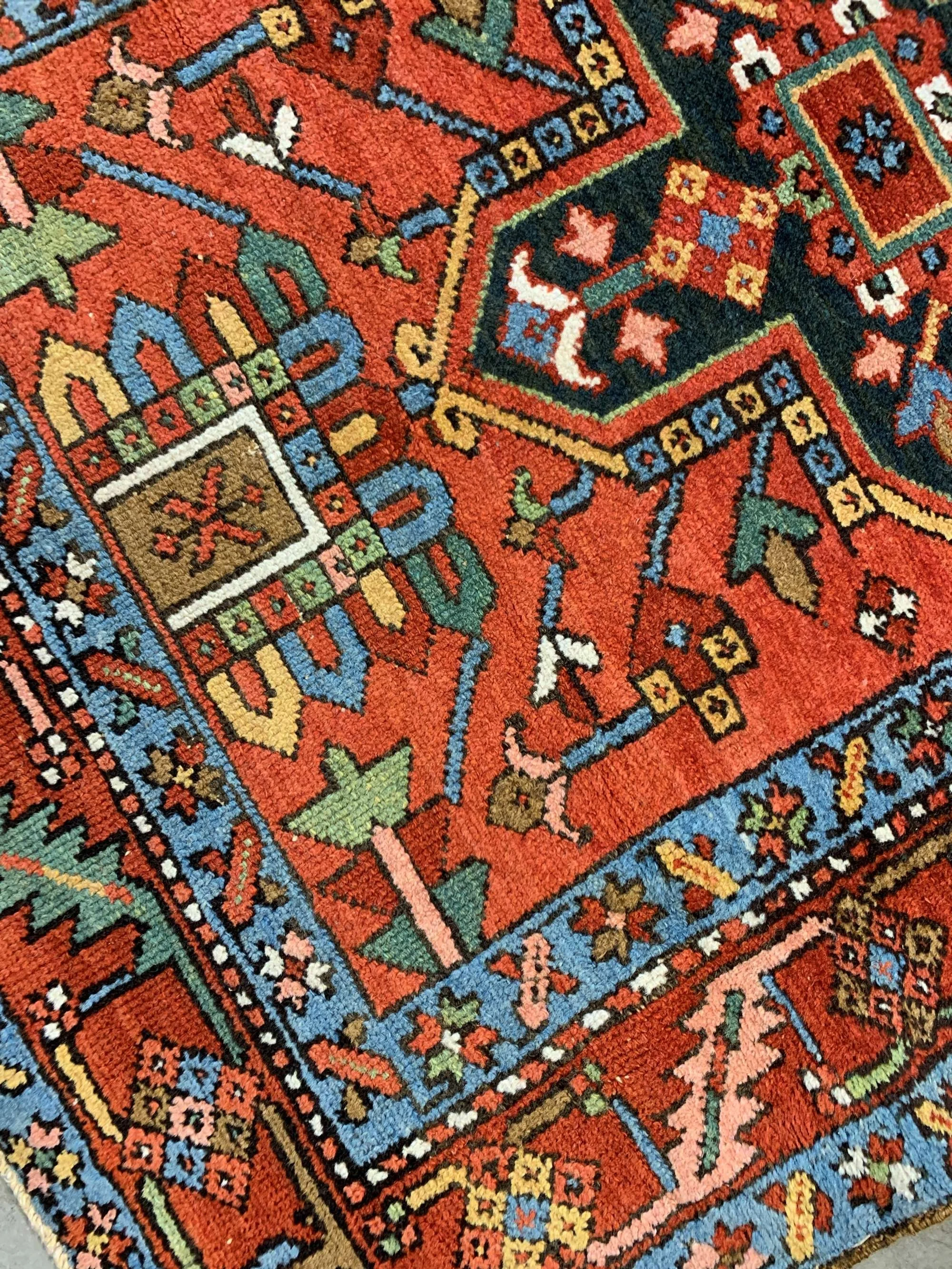antique heriz serapi rug