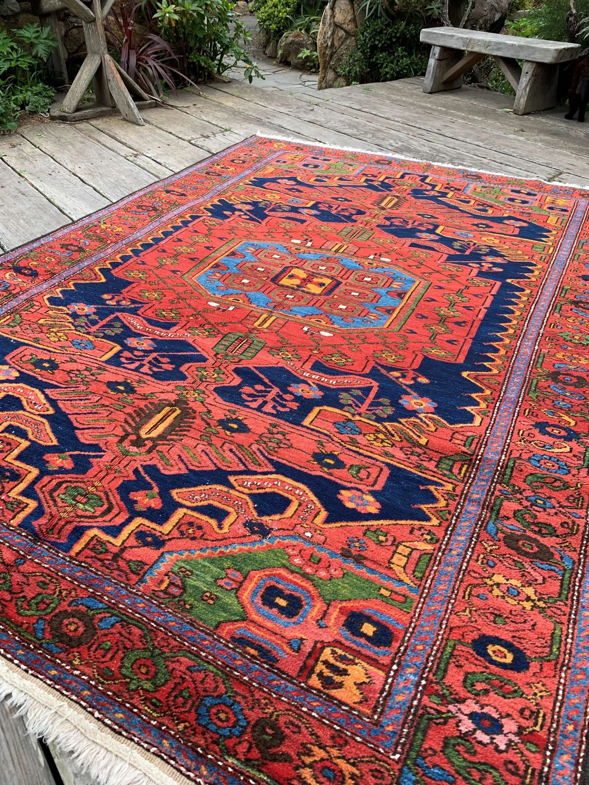 antique tribal rug