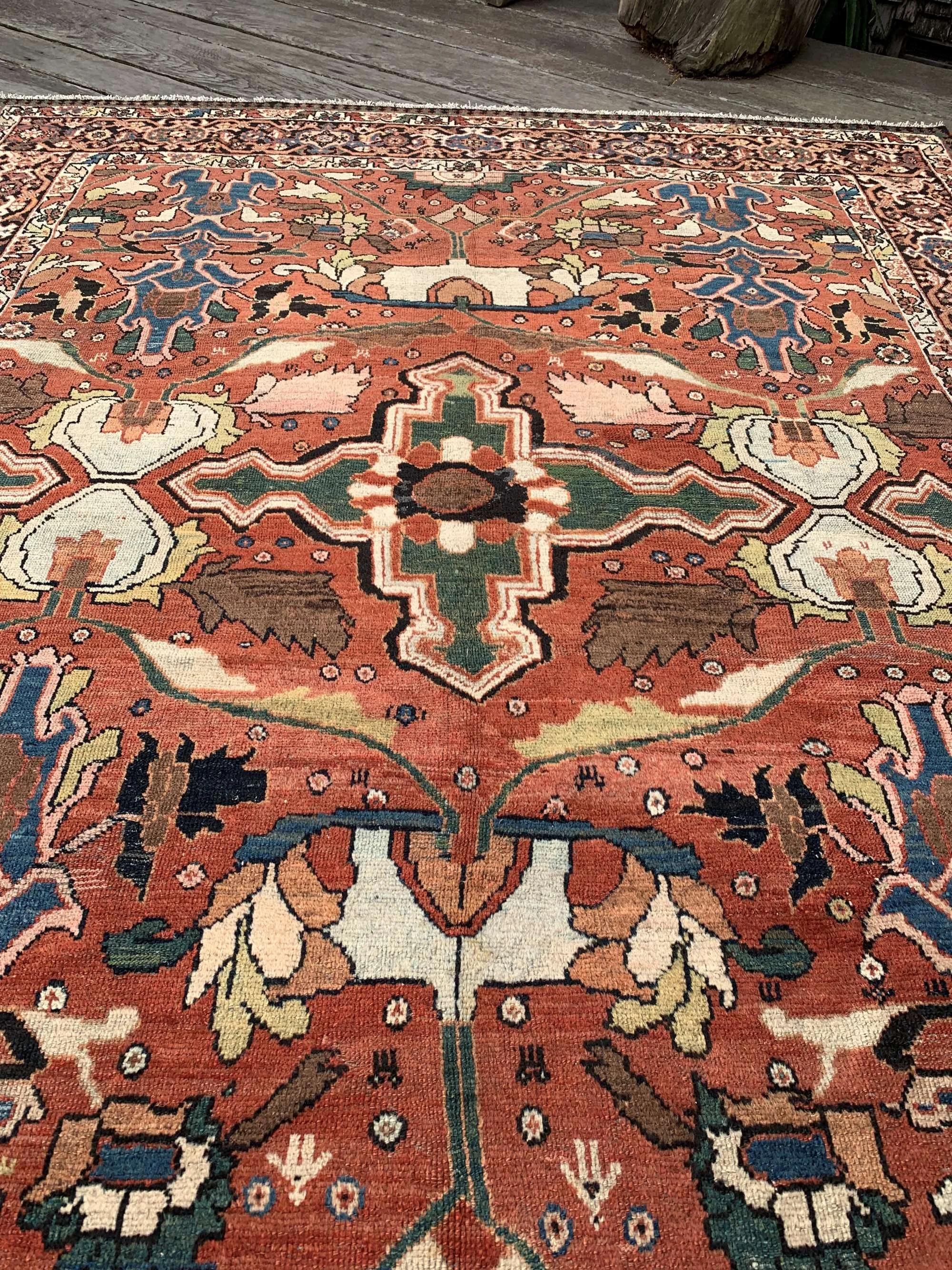 antique persian mahal rug on sale