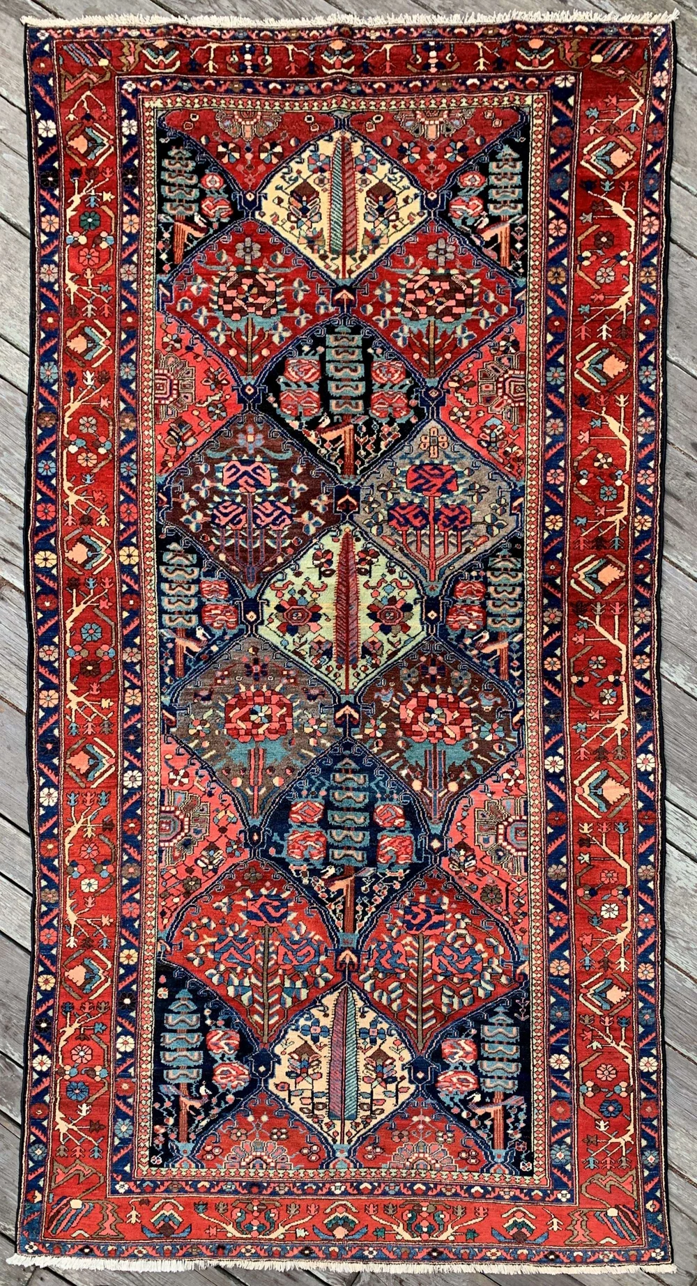 Steelman Rugs — Vintage Shiraz Qashqai Rug 7'3