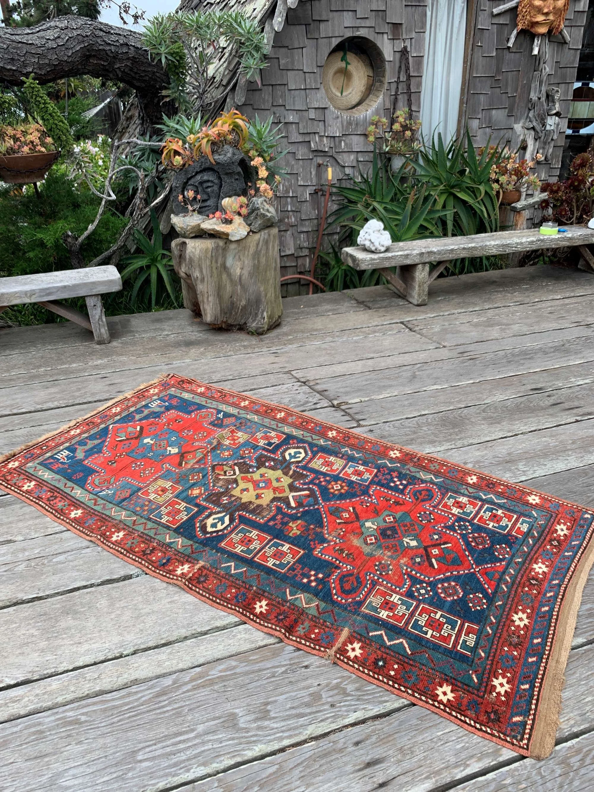antique caucasian rug