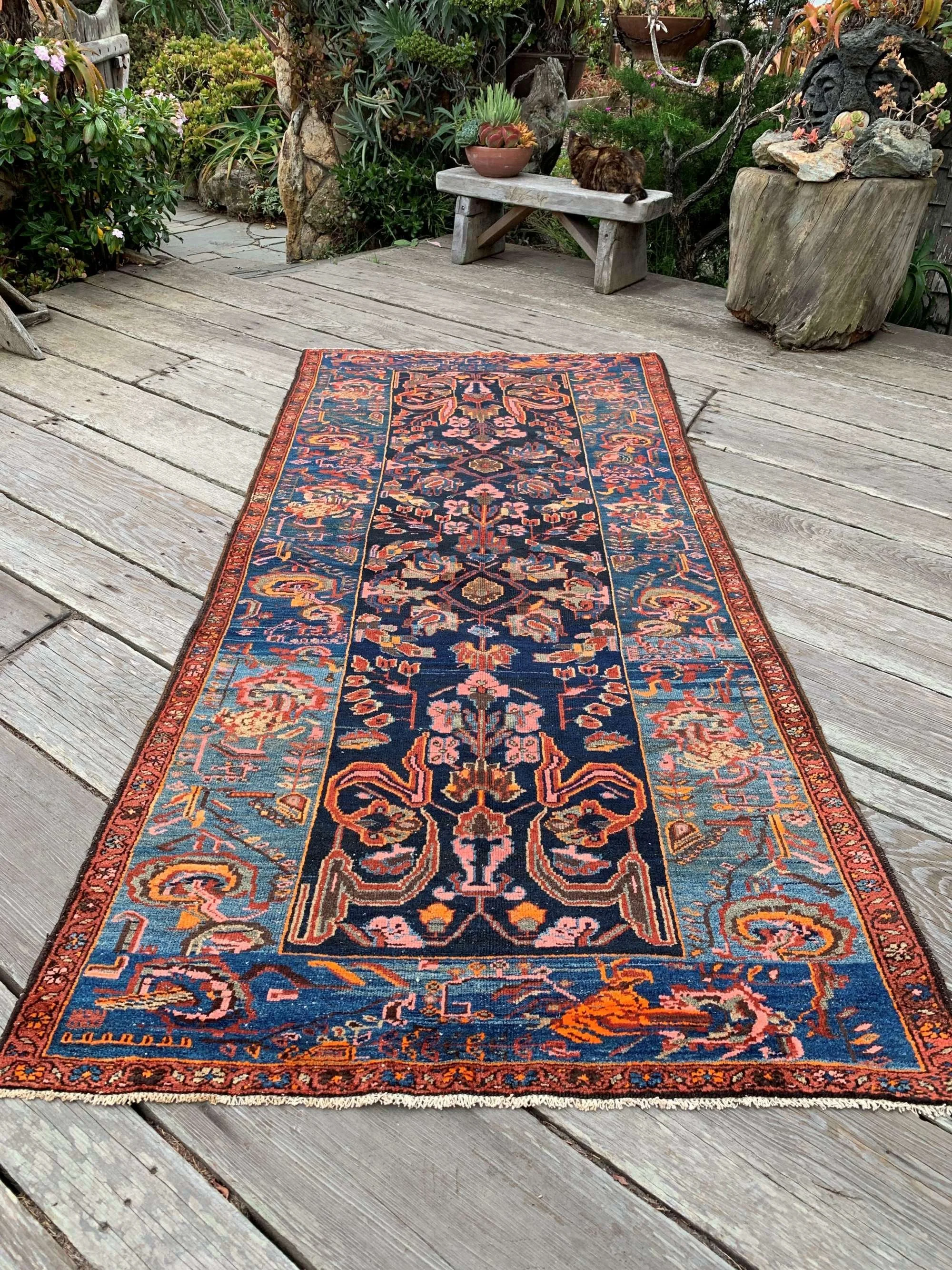 Steelman Rugs — Antique Persian Zanjan Rug 4'2