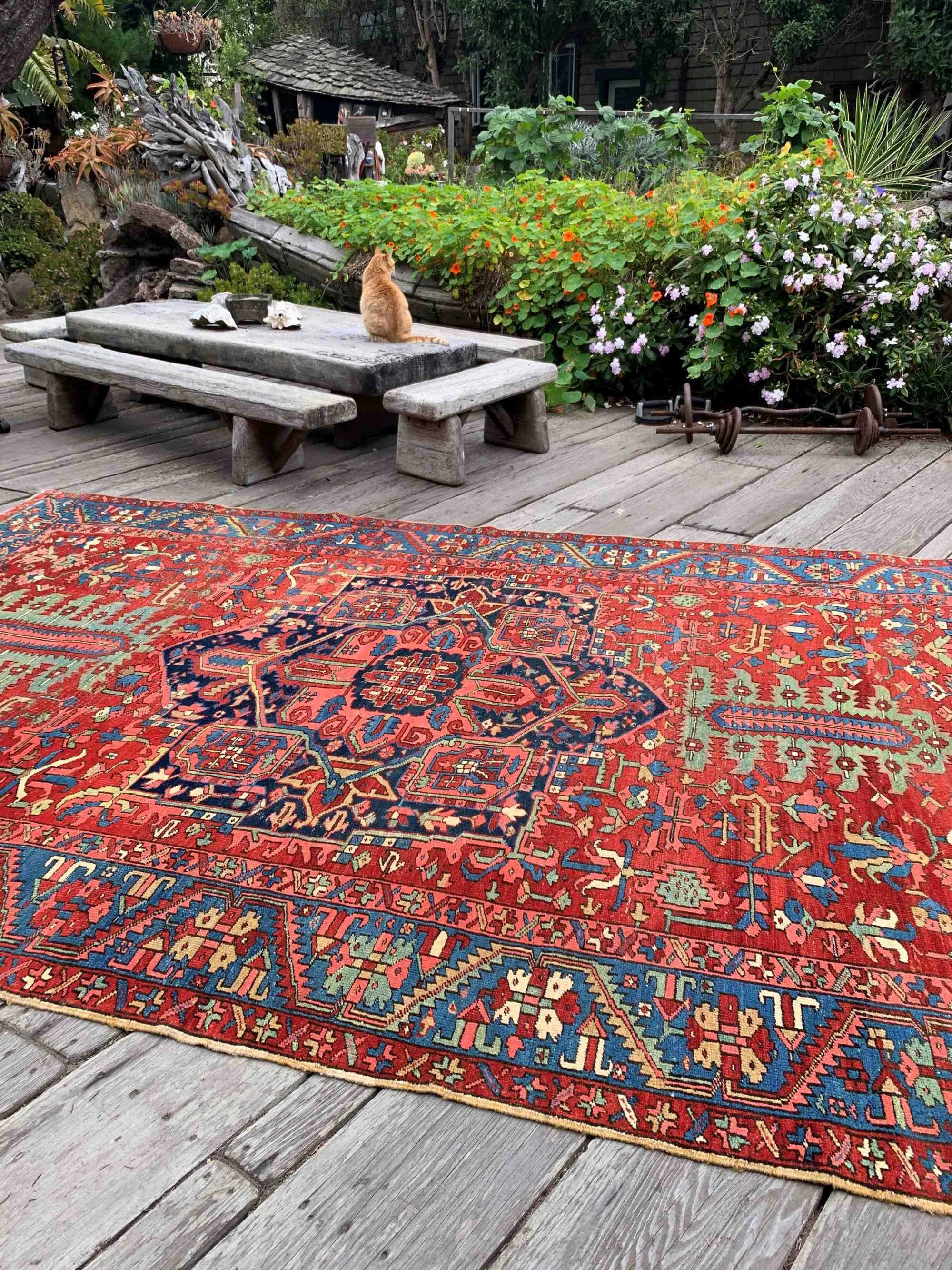 Steelman Rugs — Antique Heriz Bakshaish Rug 8'0