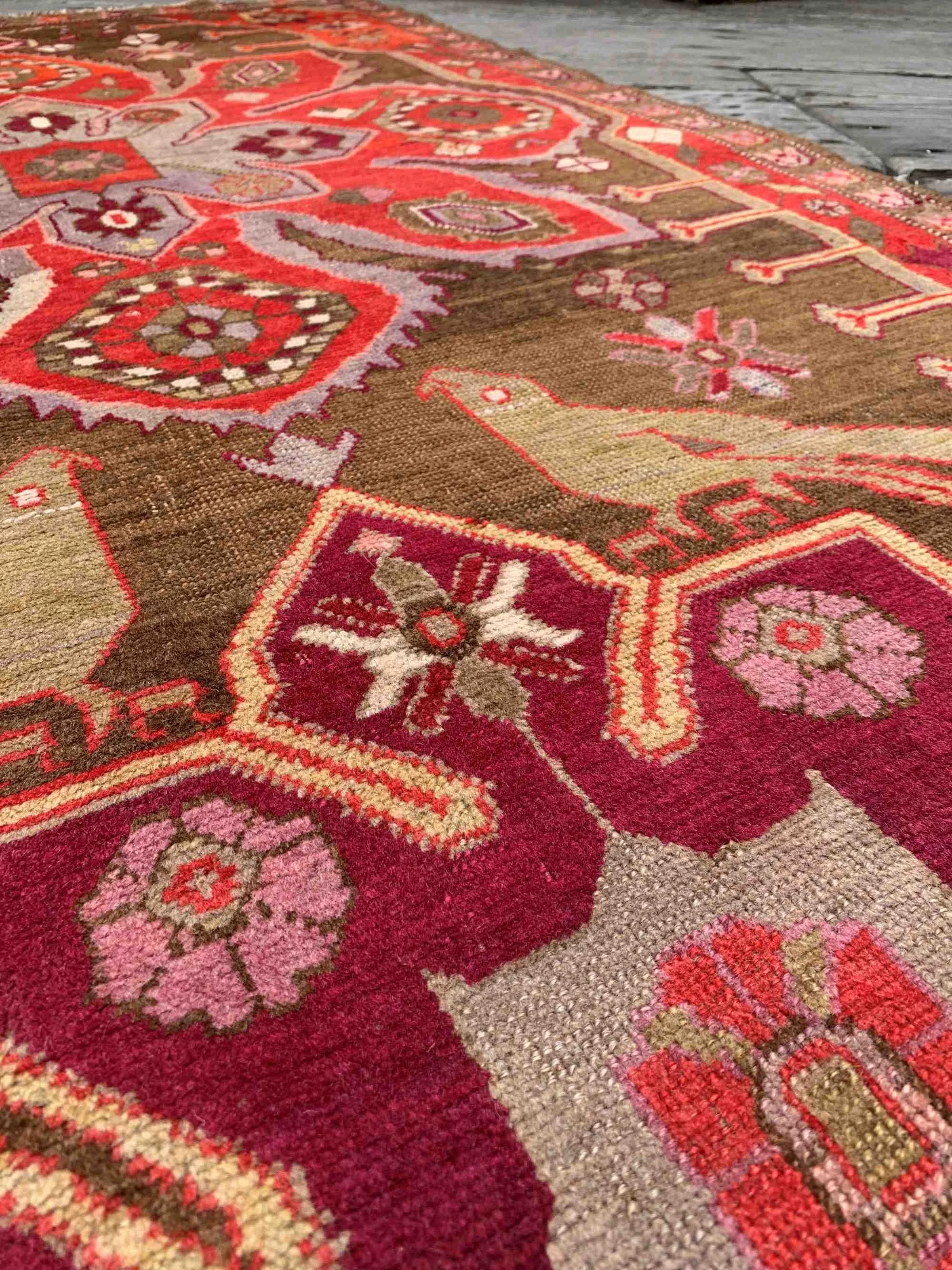 Steelman Rugs — Antique Caucasian Runner Rug 3'11