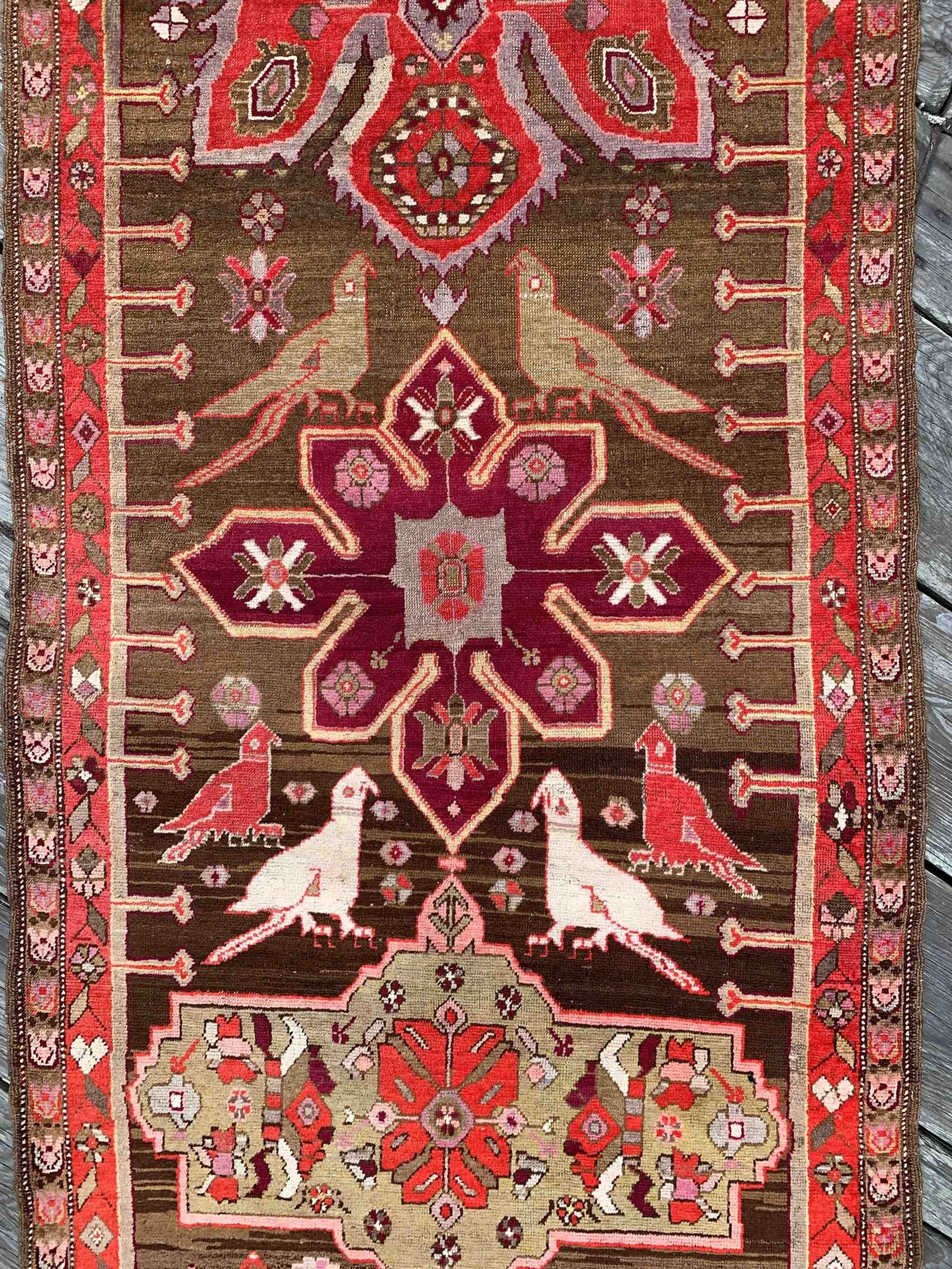 Steelman Rugs — Antique Caucasian Runner Rug 3'11