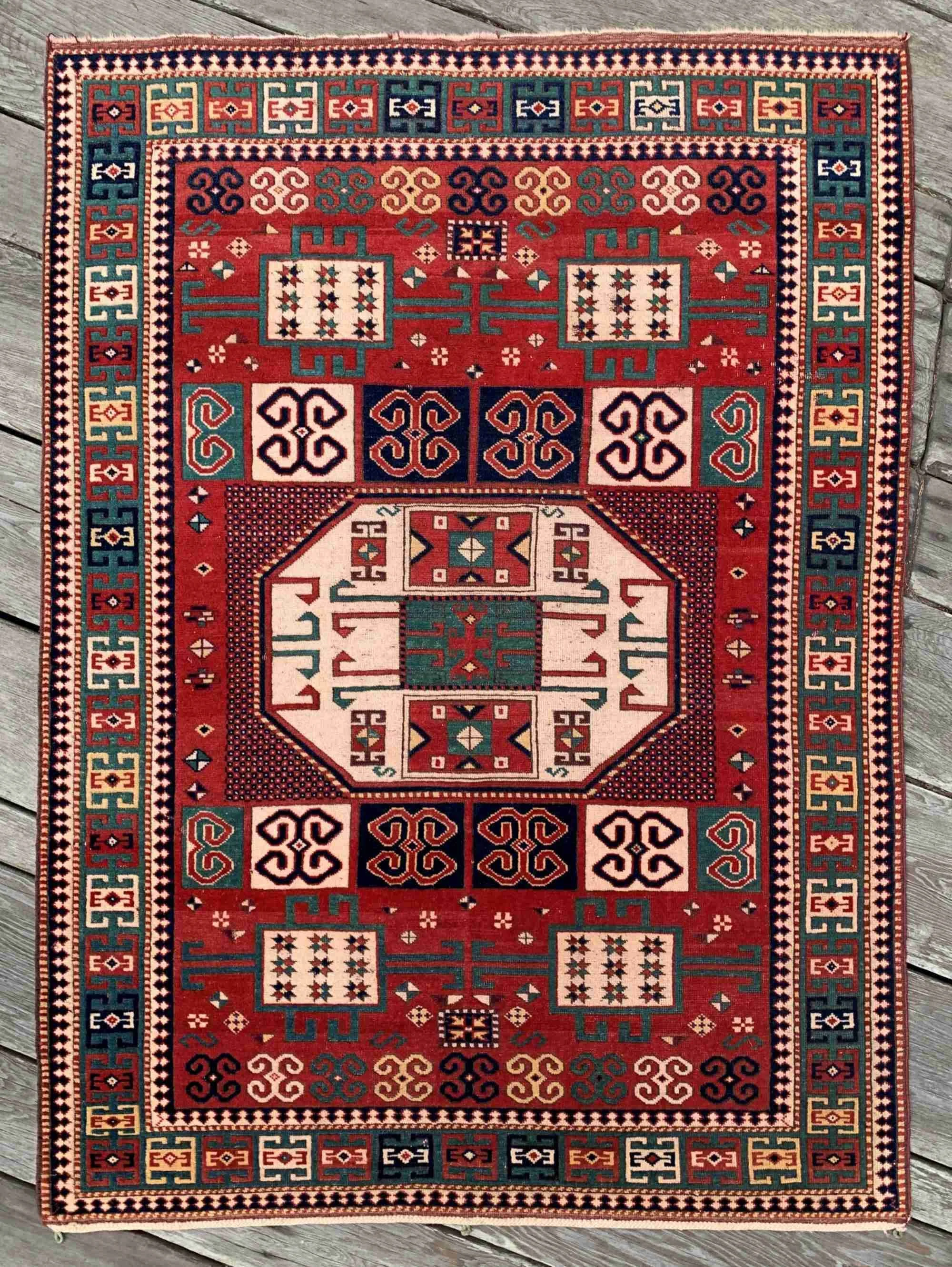 60×104 \"zig-zag” ViNTAGE TURKiSH RUG 60×104 