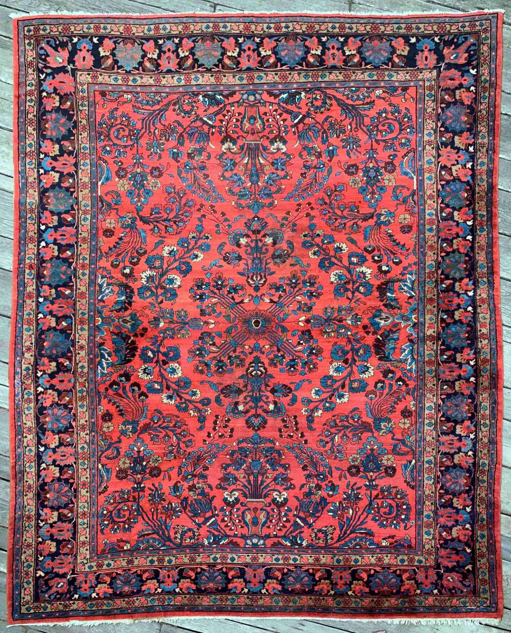 large antique persian lilihan rug for sale online