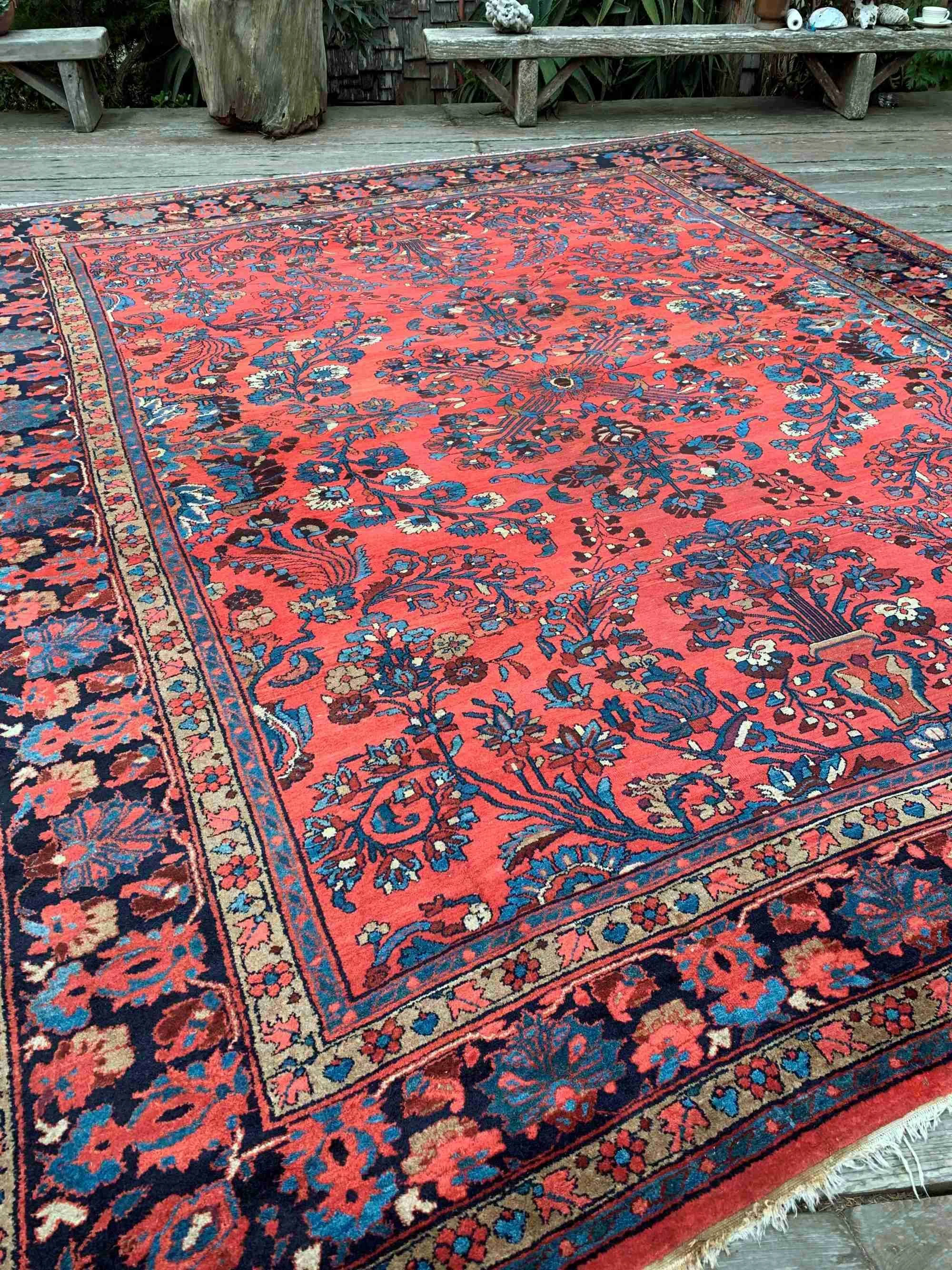 lilihan sarouk mahal antique persian rugs