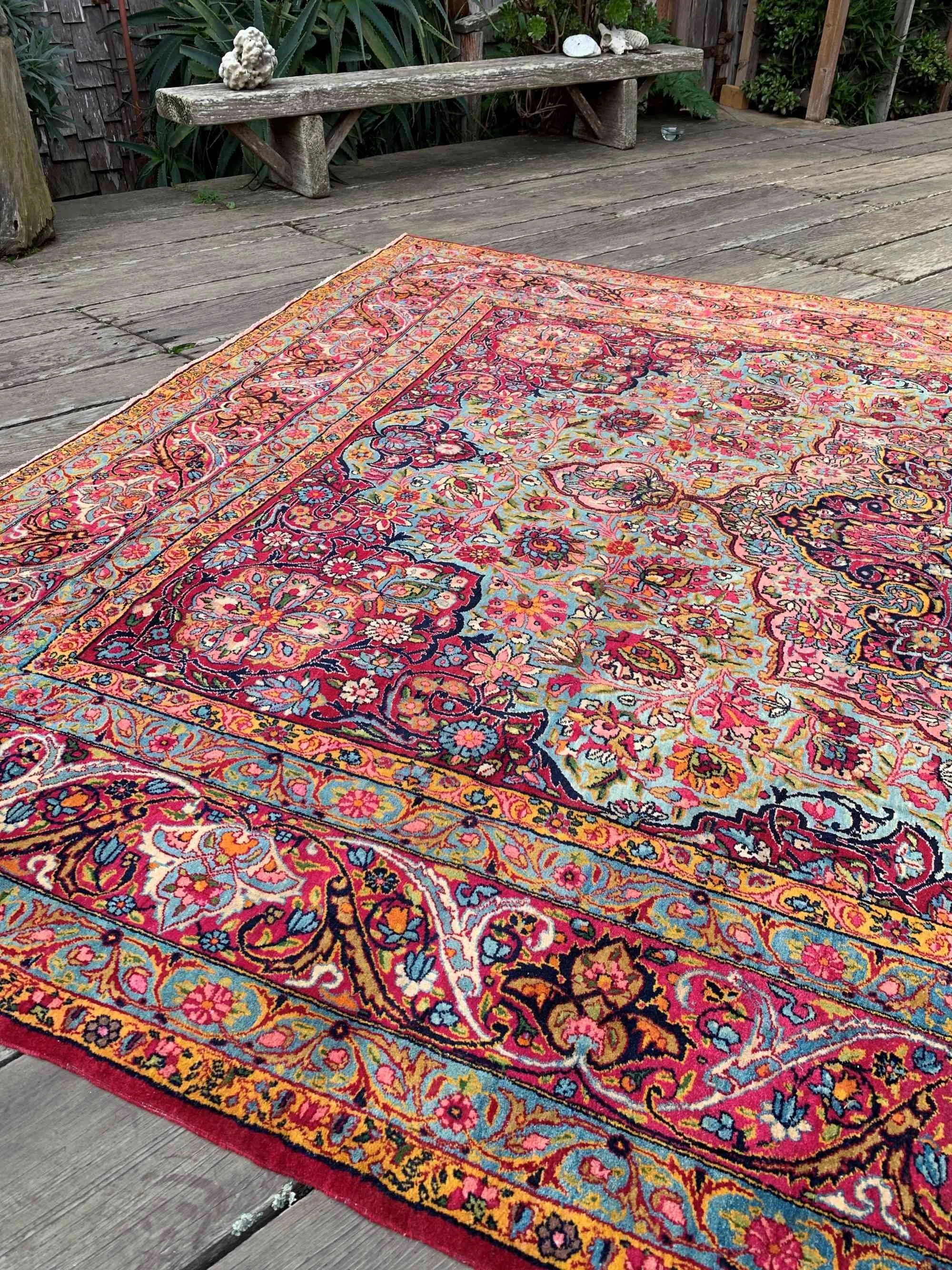 Steelman Rugs — Antique Persian Kerman Rug 9'4