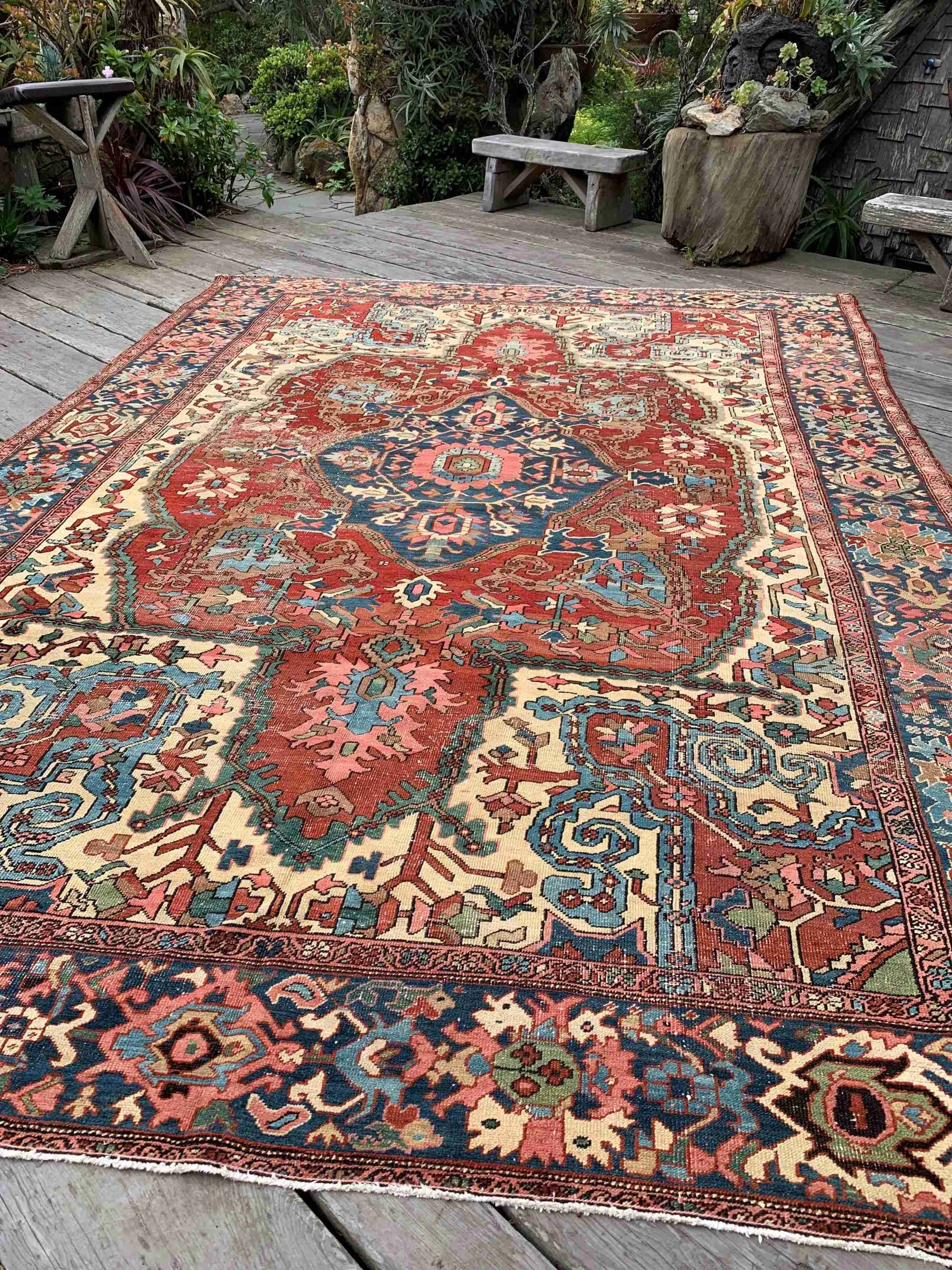 Steelman Rugs — Antique Heriz Serapi Rug 9'5