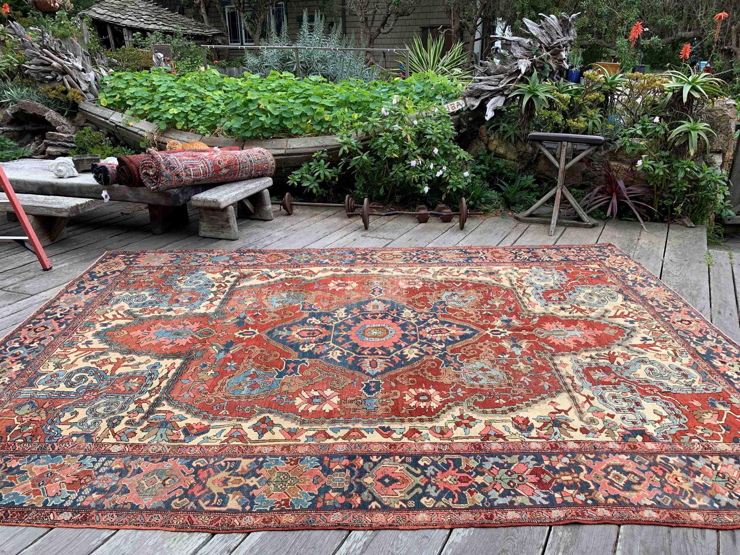 antique heriz serapi rugs online