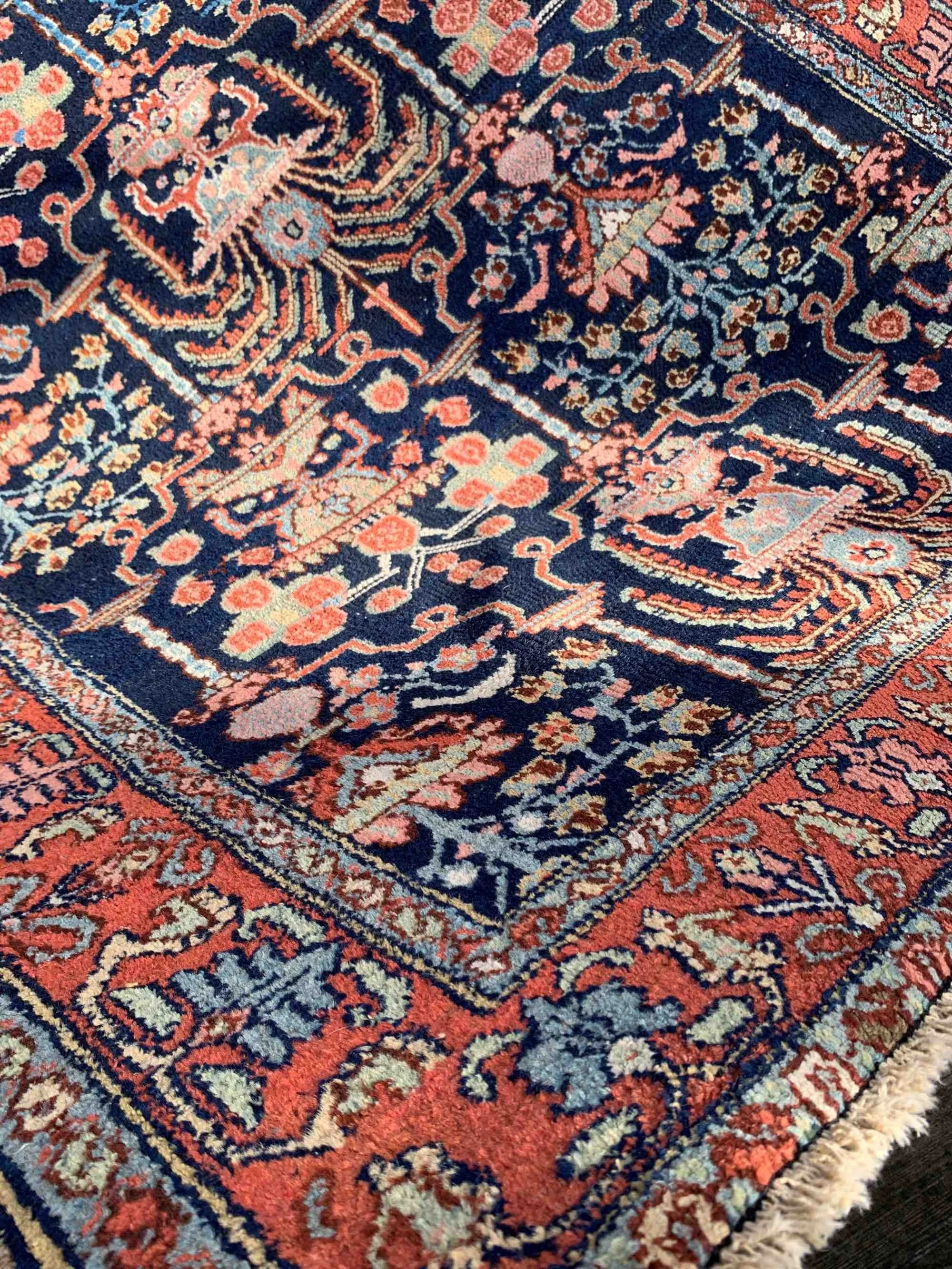 Steelman Rugs — Antique Persian Bibikabad Rug 4'7