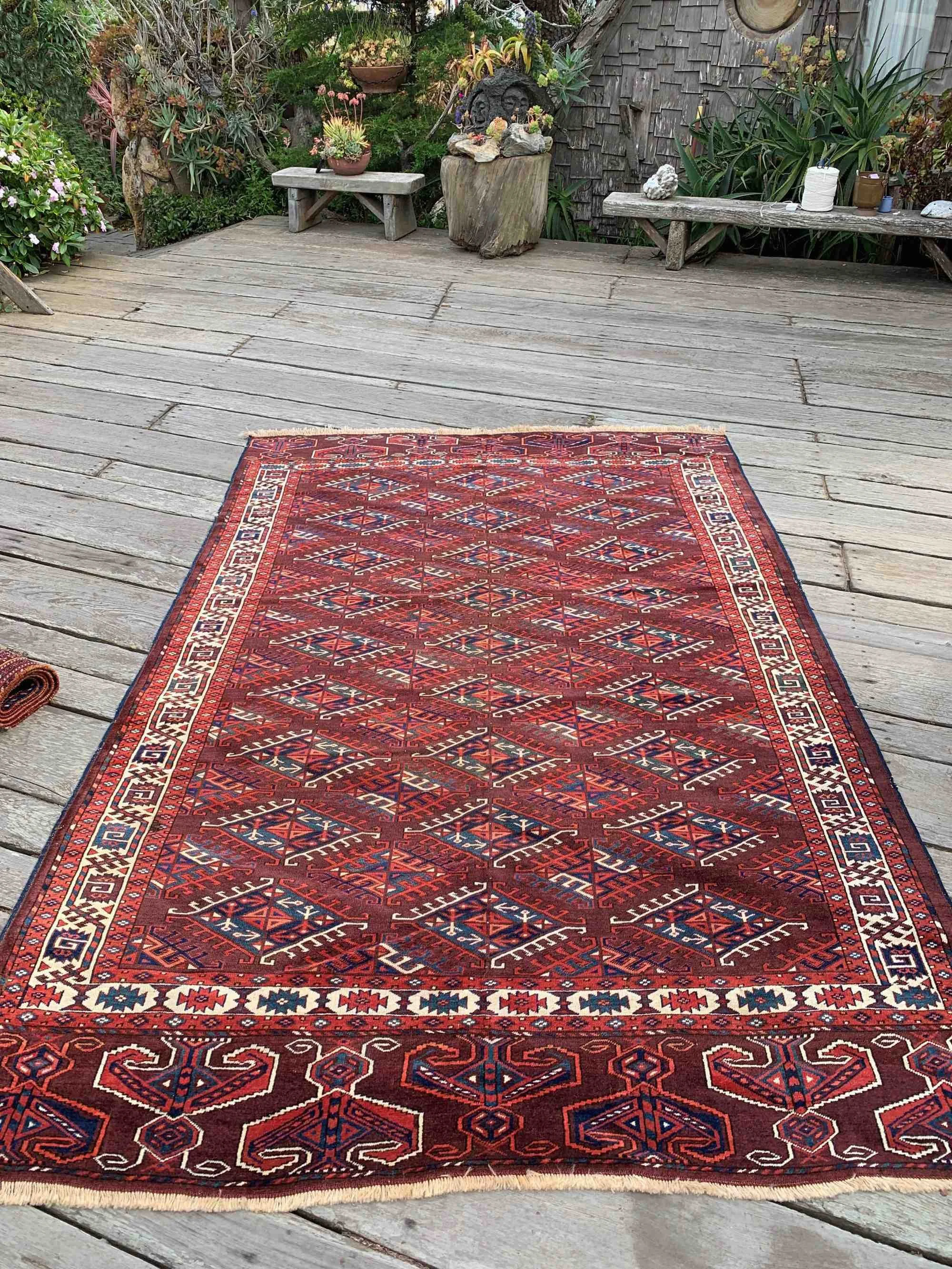 Steelman Rugs — Antique Turkmen Yomud Rug 6