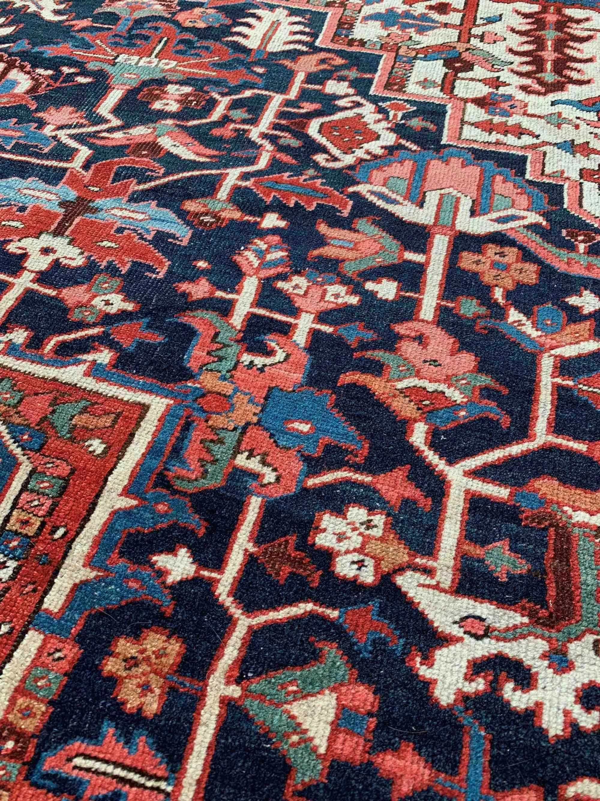 antique heriz serapi rug