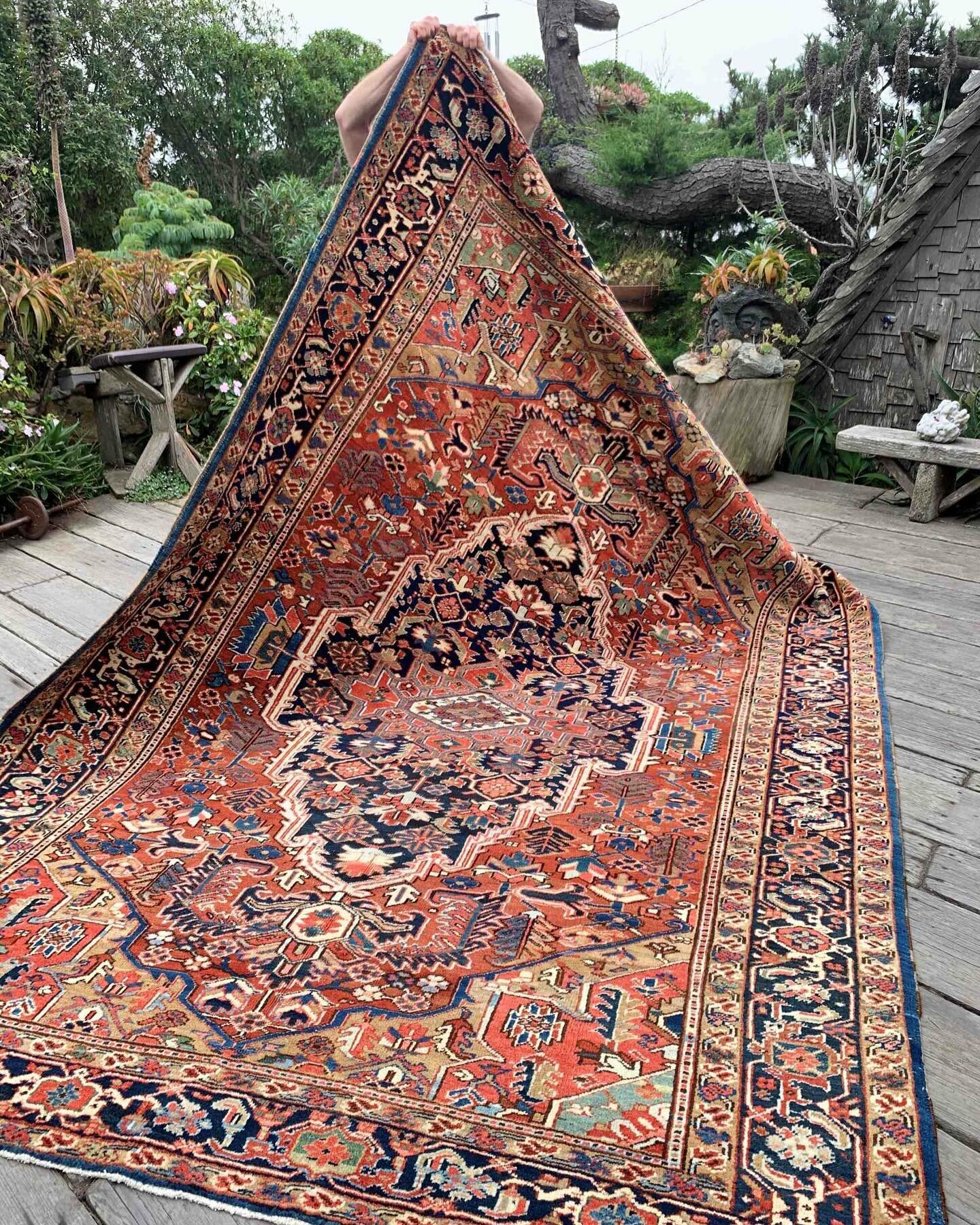 Just a wee little sample from our huge selection of Heriz rugs. All are on sale through tomorrow at midnight. 25% discount automatically applied at checkout. Take a look! 
https://www.steelmanrugs.com/