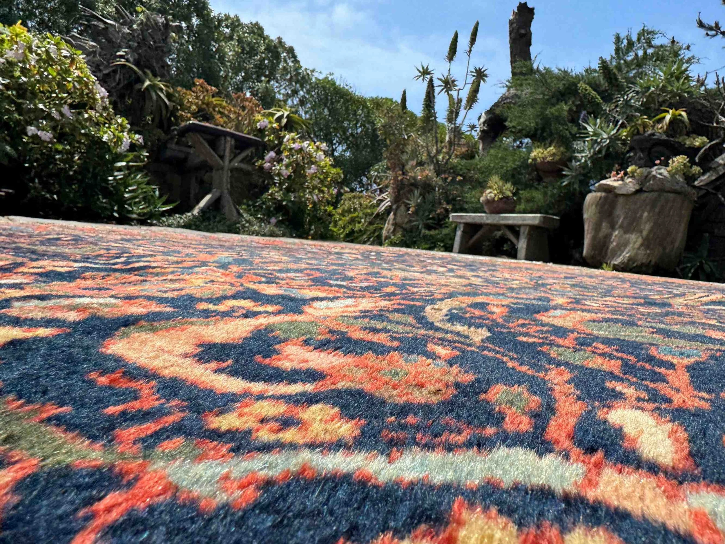 antique Mahal Sultanabad rug