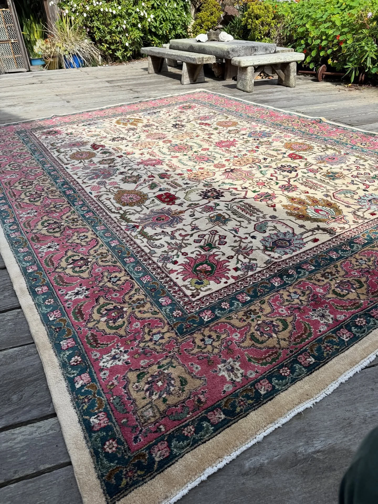 Just in! As new 1960-1970 plush pile Persian rug. Quite the luxurious vibe. Please DM for more details.