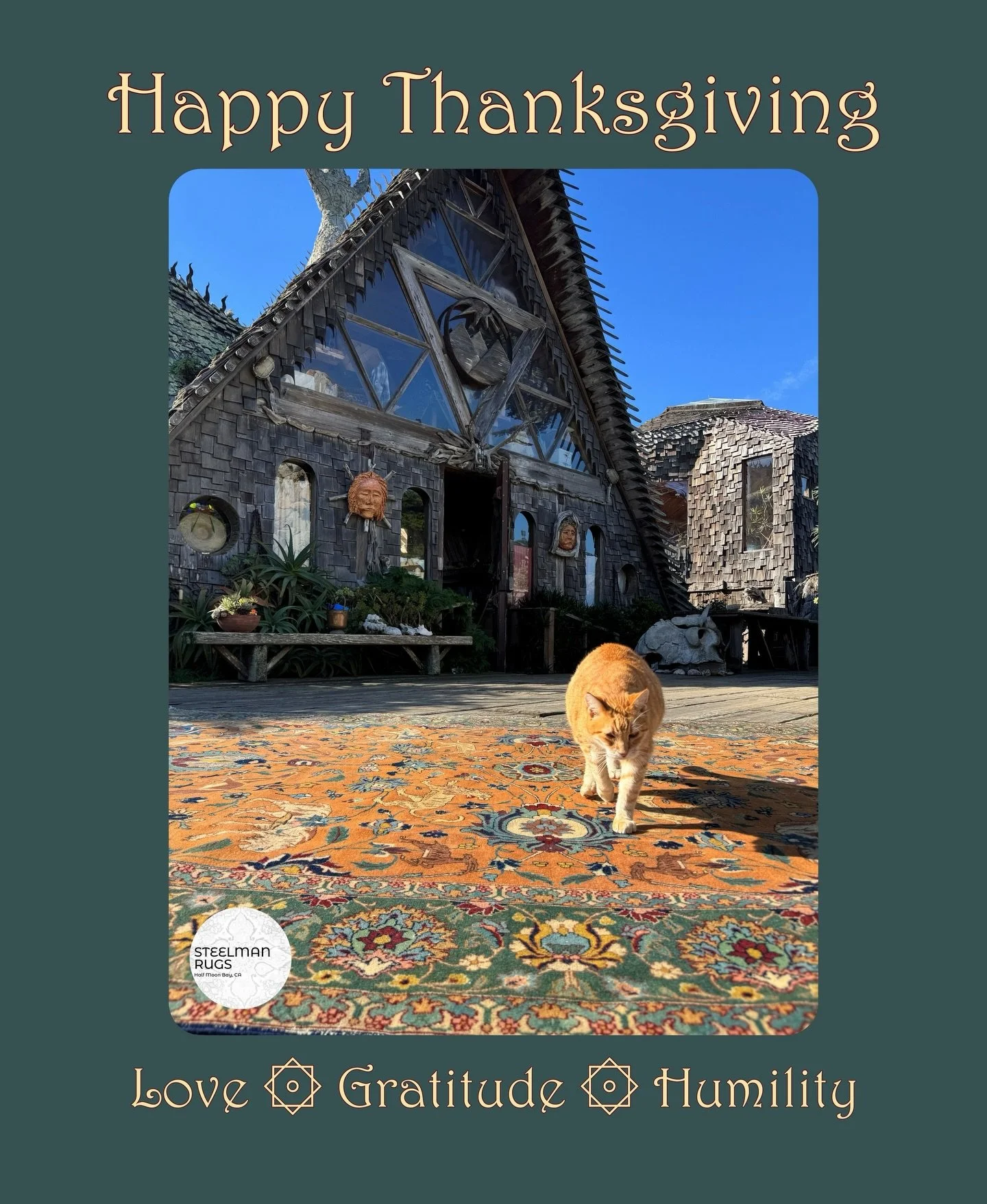 To all our wonderful clients, fellow rug lovers, friends, and family, we are grateful for your shared passion and support of our endeavors. Practice love, gratitude, and humility.