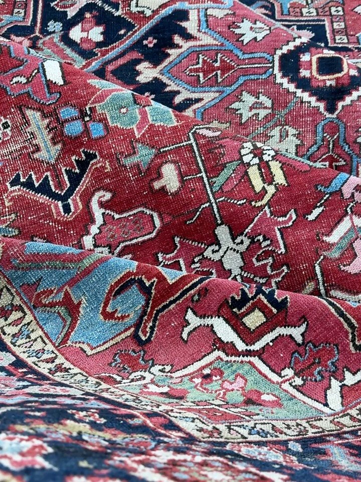 We took the past week off! Just kidding. We&rsquo;ve been working hard acquiring fresh inventory that honestly will inspire even the hardest to please rug lovers. So please stay tuned. In the meantime, here is a smashing 100 to 110 year old Heriz wit