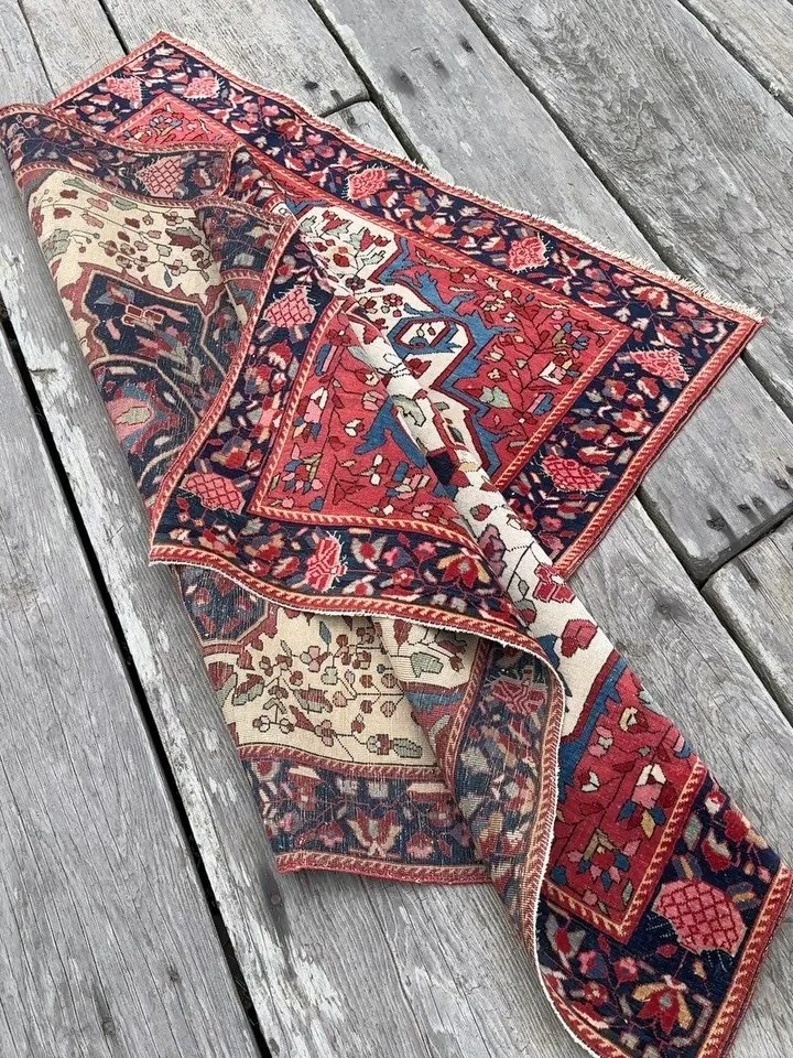 Splendid just hit a new high. This Farahan circa 1900 is as good as they come. The design is somewhat typical of the period, but the border is unusual. Size is 3&rsquo;5&rdquo;x5&rsquo;2&rdquo; and condition is good and 100% original. Inquiries by DM