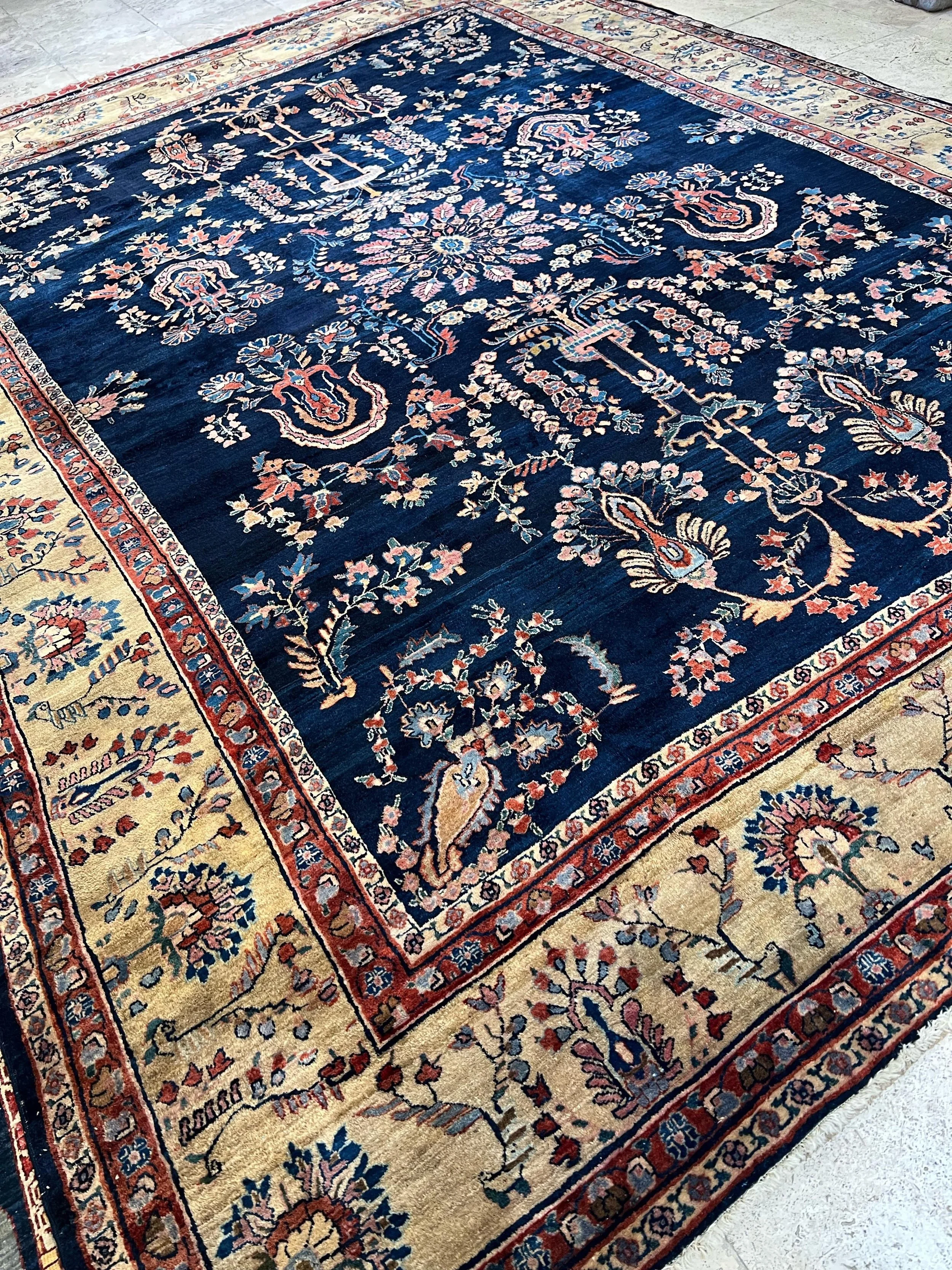 Greetings rug friends! In another episode of &ldquo;The Best of the Best&rdquo; we bring you a very fine 1910s Sarouk. Roughly 9x12 feet and essentially perfect condition. Fine Art for the floor. Available, please send an email or DM.