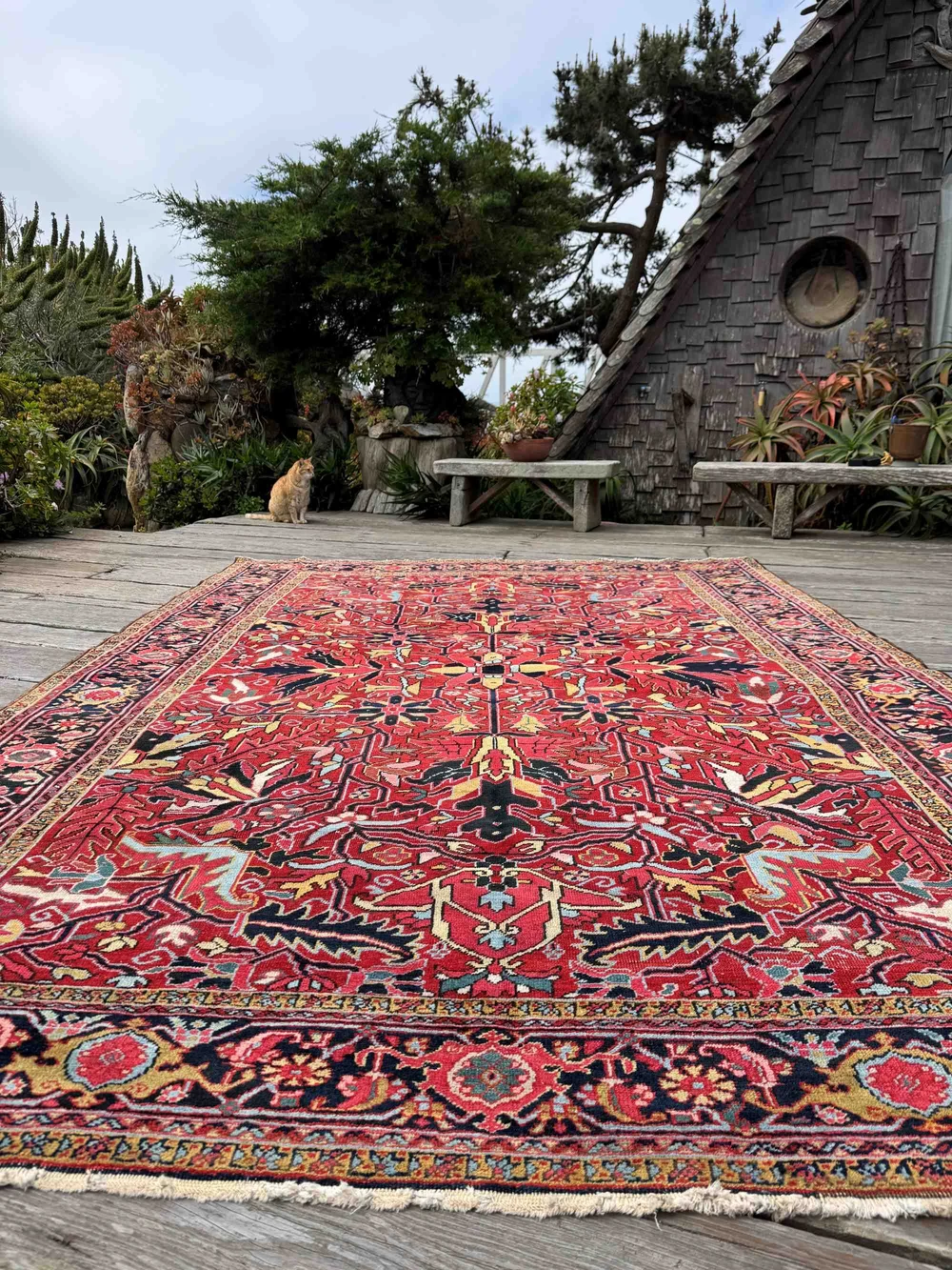 Steelman Rugs — Antique SW Persian Shiraz Qashqai Rug 6'10