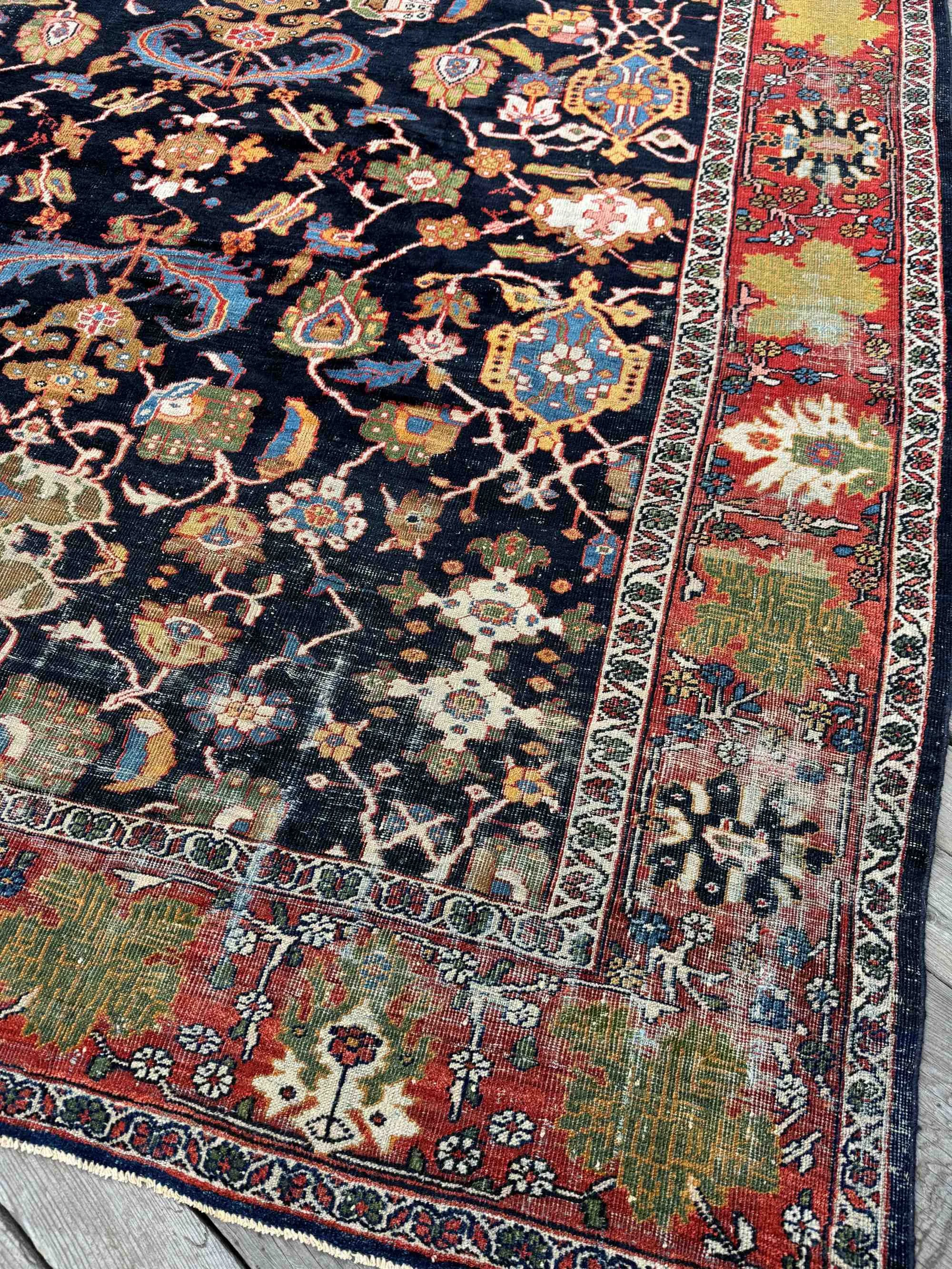 antique Ziegler Mahal Sultanabad rug