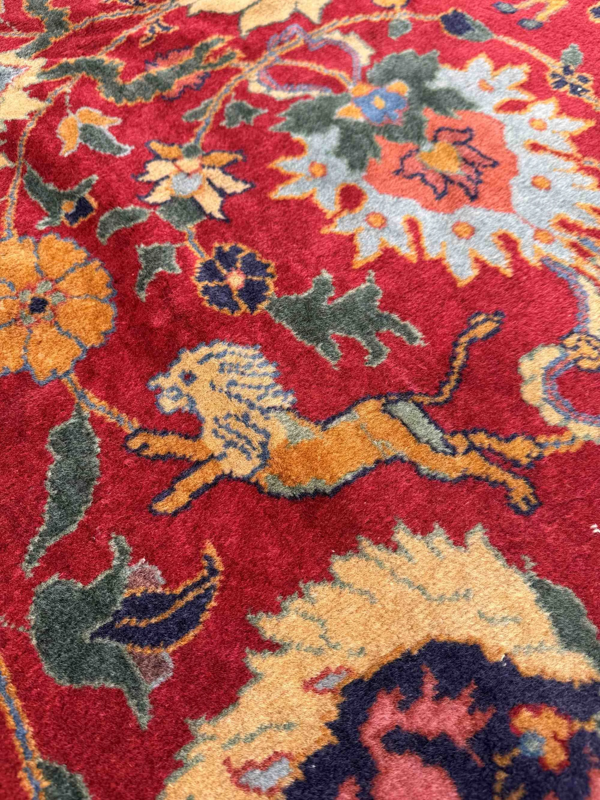 antique animal rugs