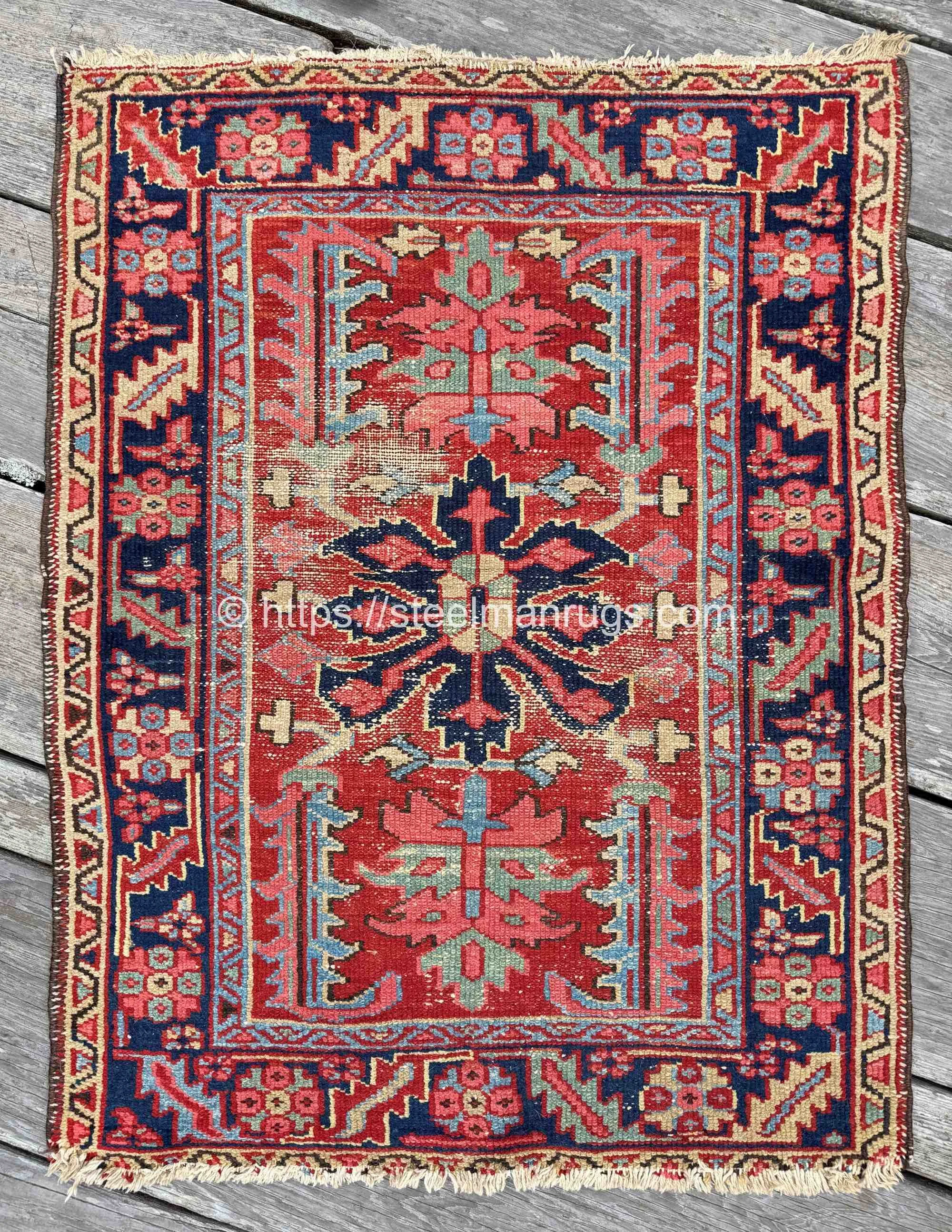 antique Heriz Serapi rugs