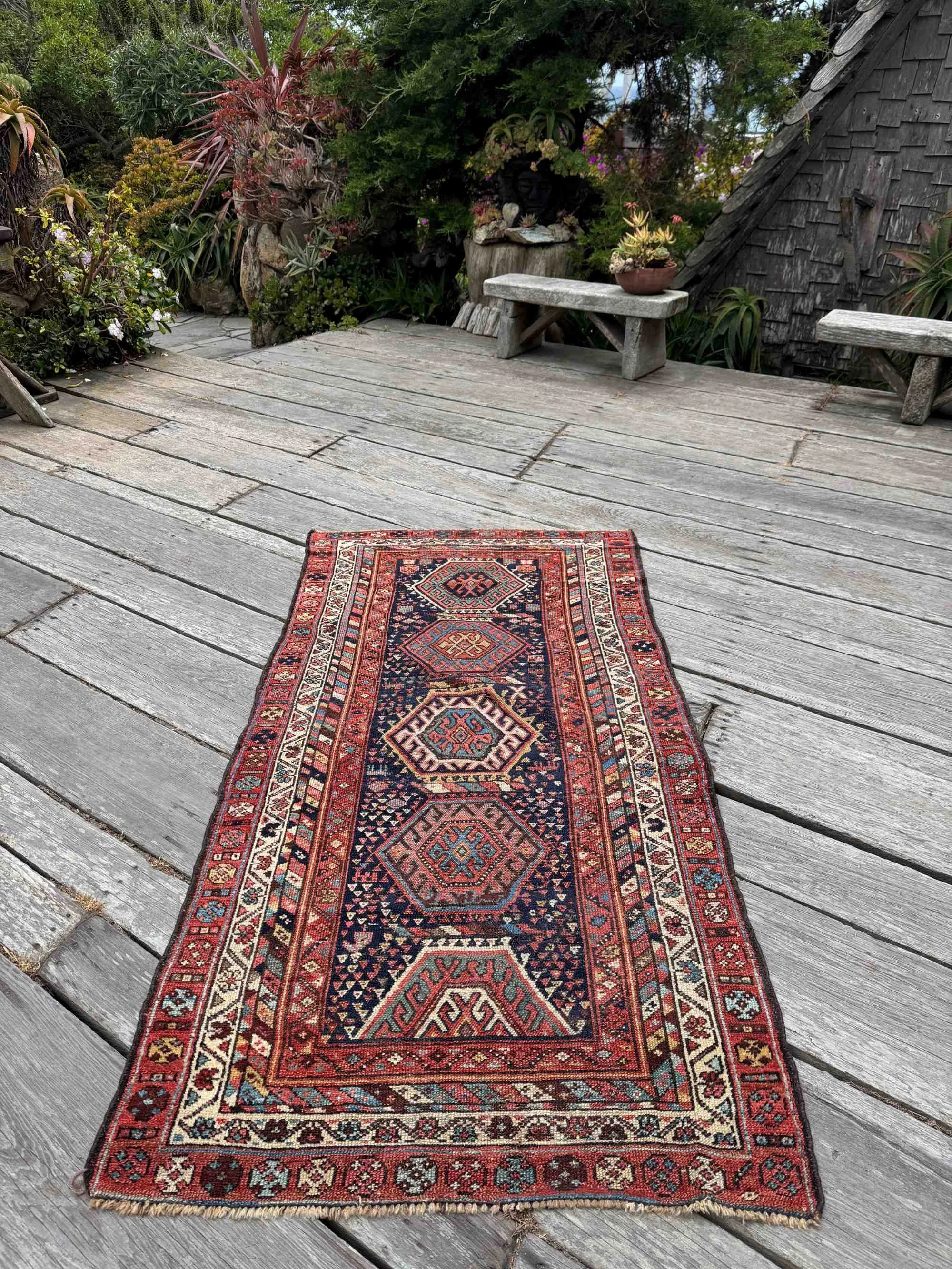 antique Kurdish rug