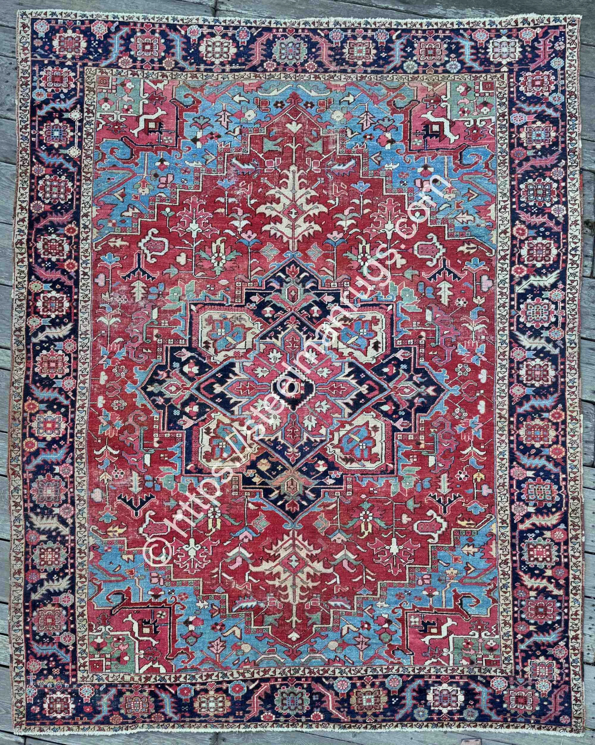 antique Heriz rugs