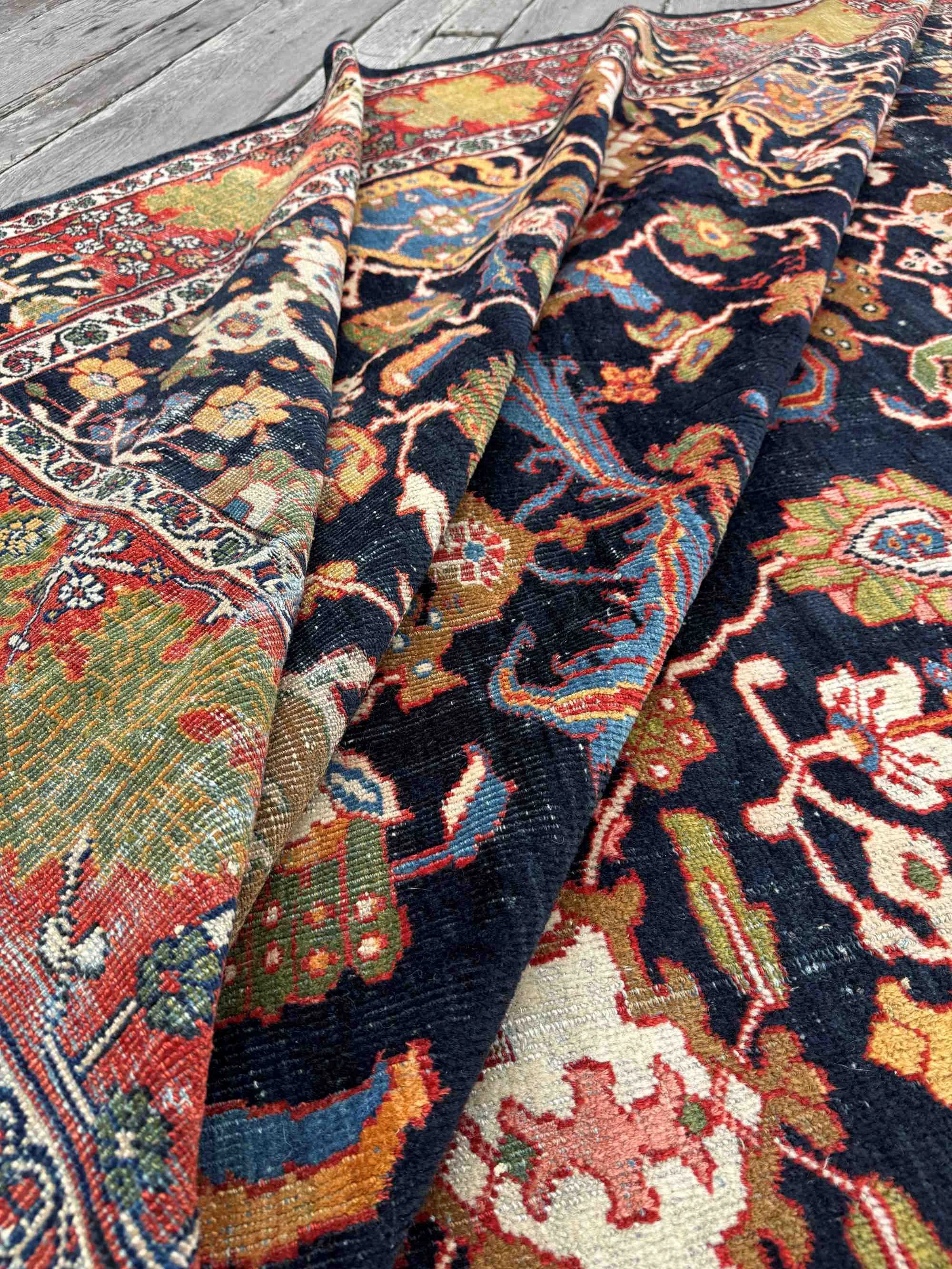 antique Ziegler Mahal Sultanabad rug