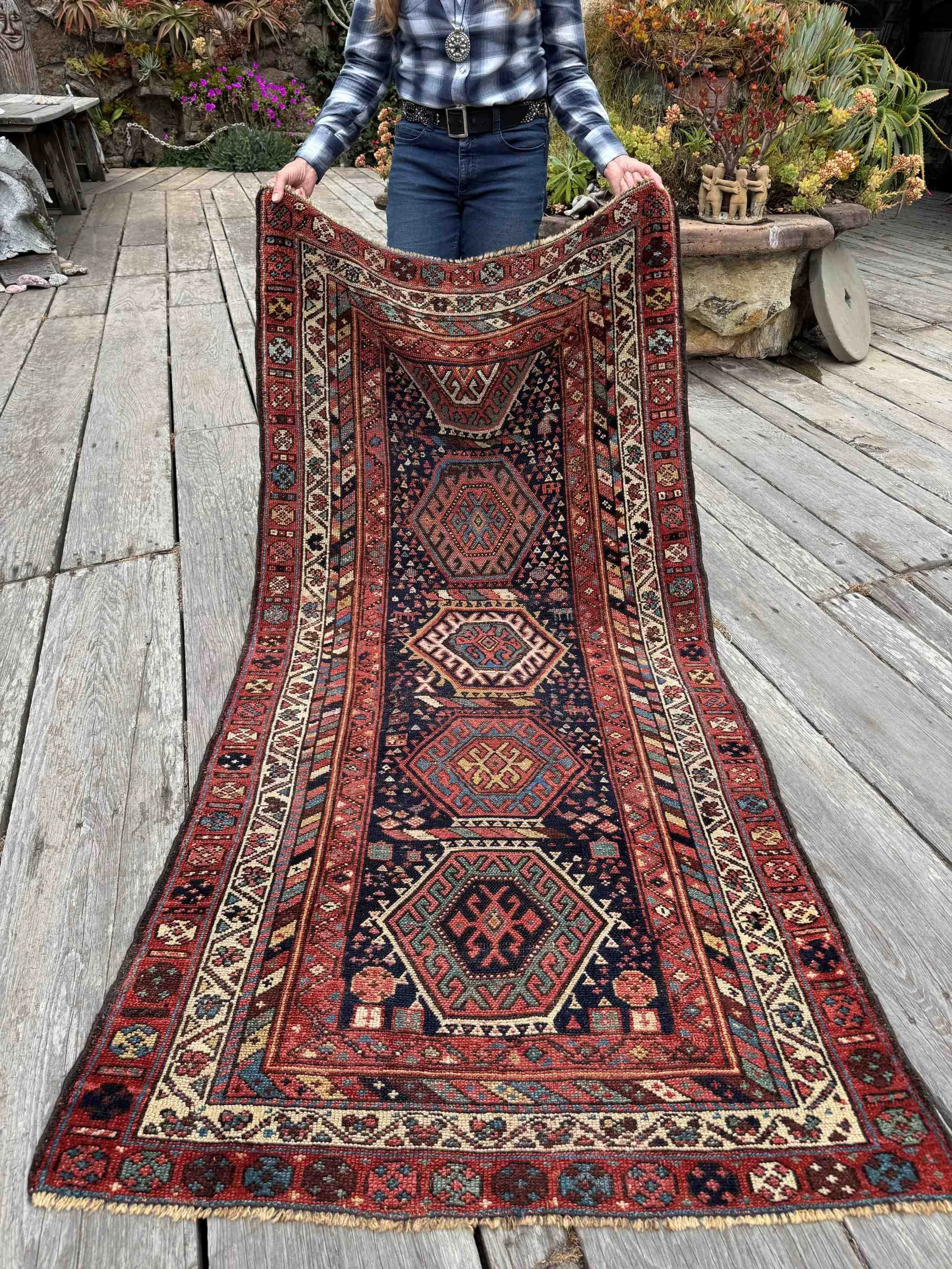 antique Kurdish nomadic rugs