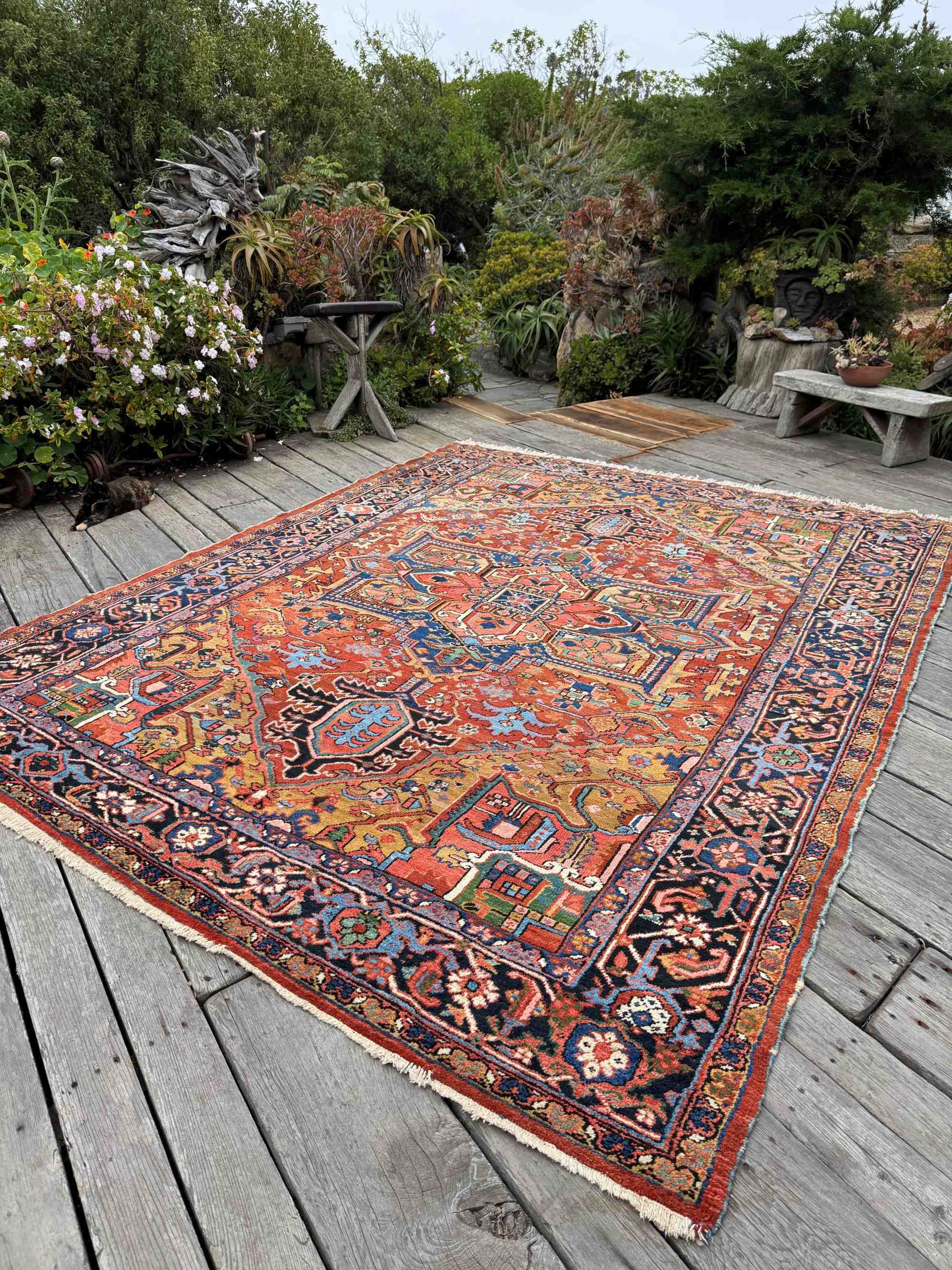 antique Heriz rugs for sale