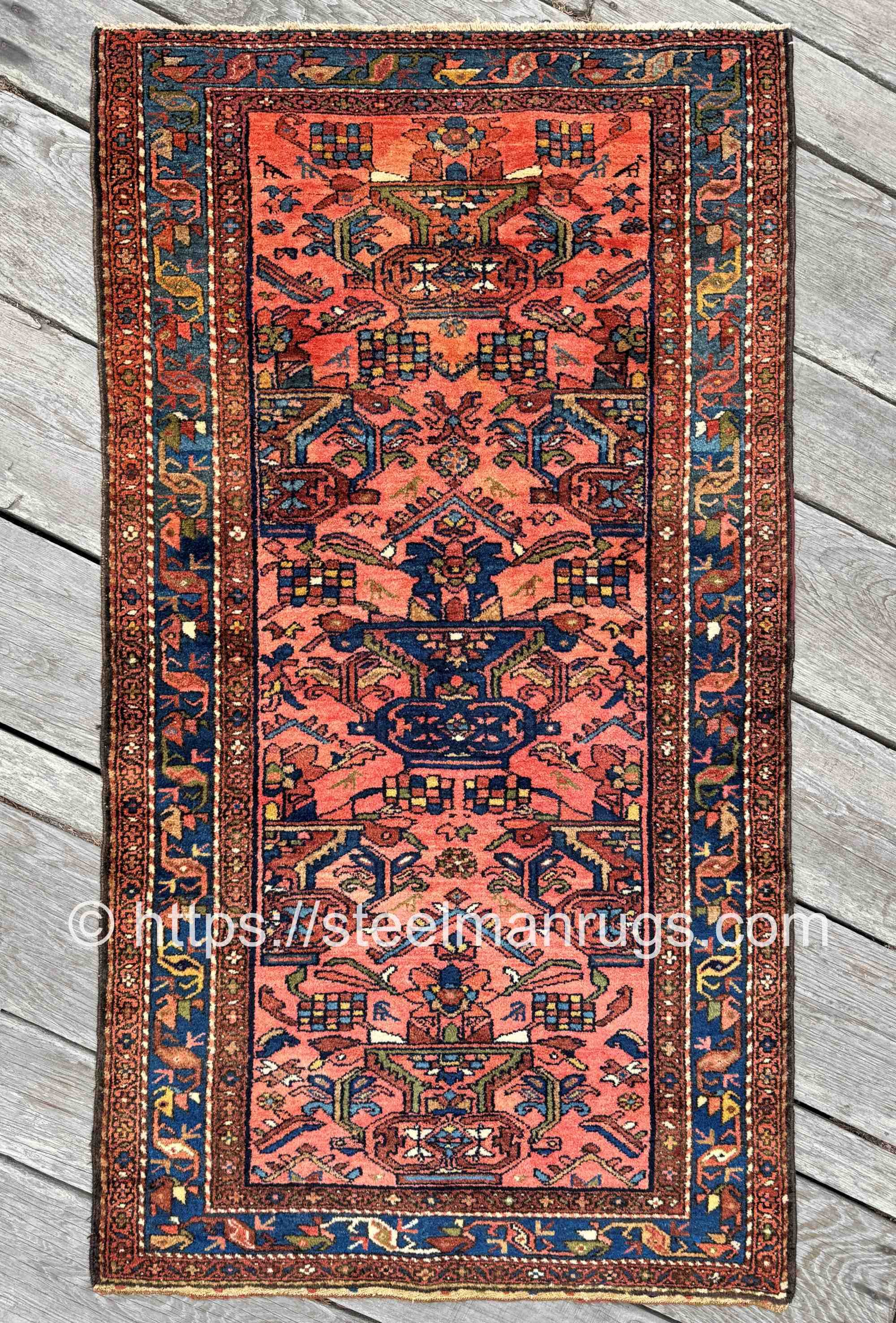 antique persian zanjan rugs