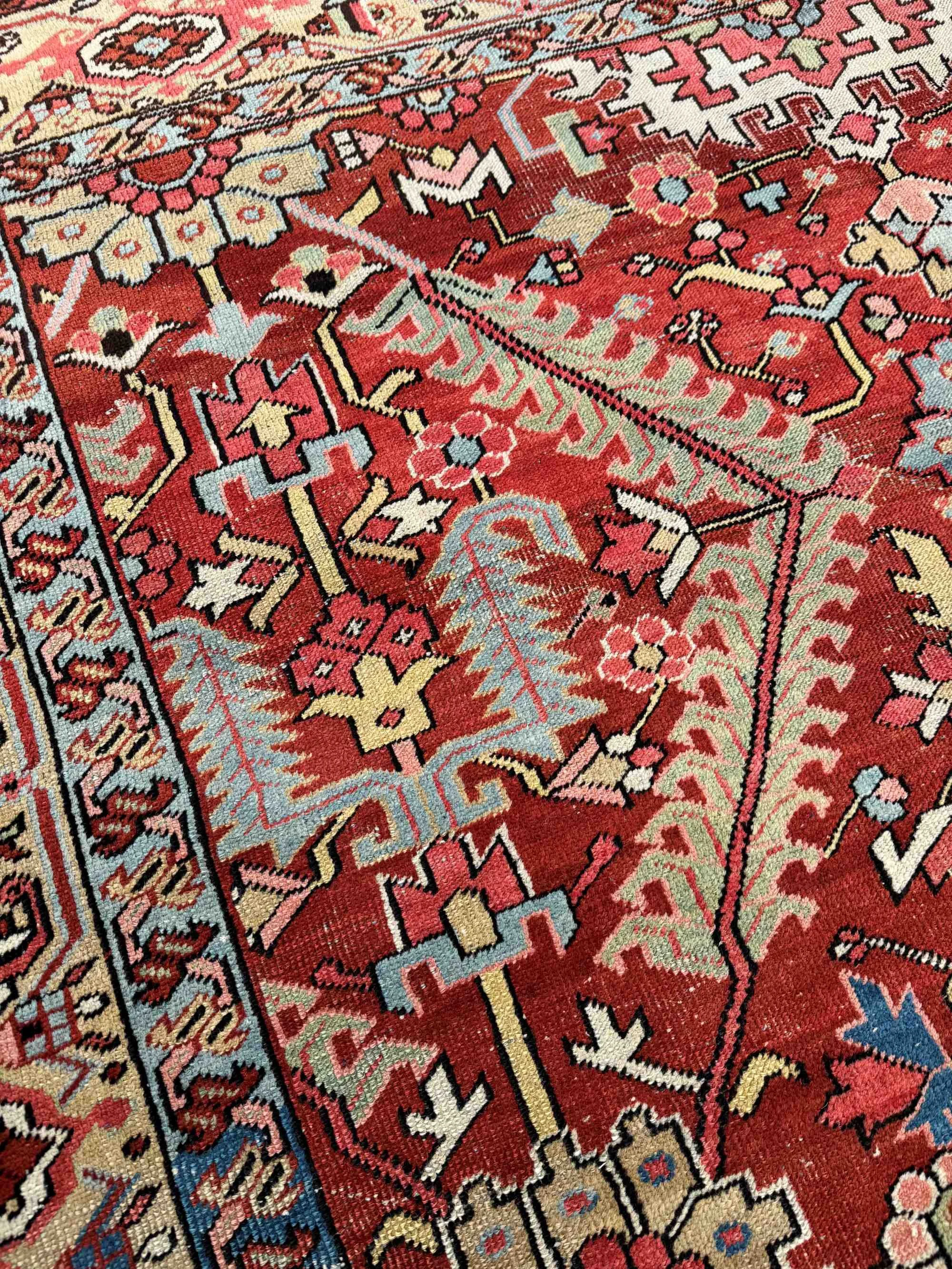 antique heriz bakshaish rug
