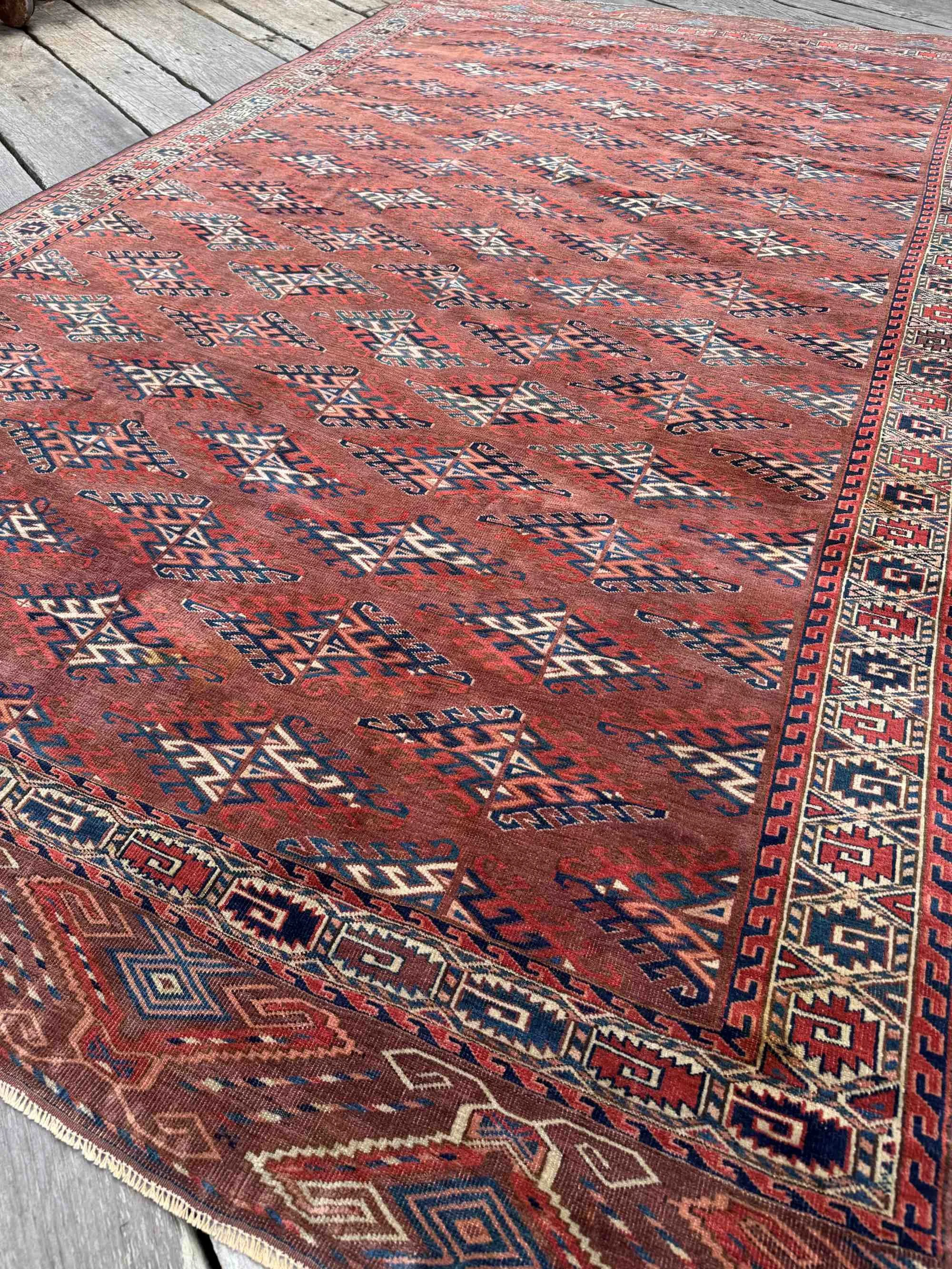 Antique Yomud tribal rugs