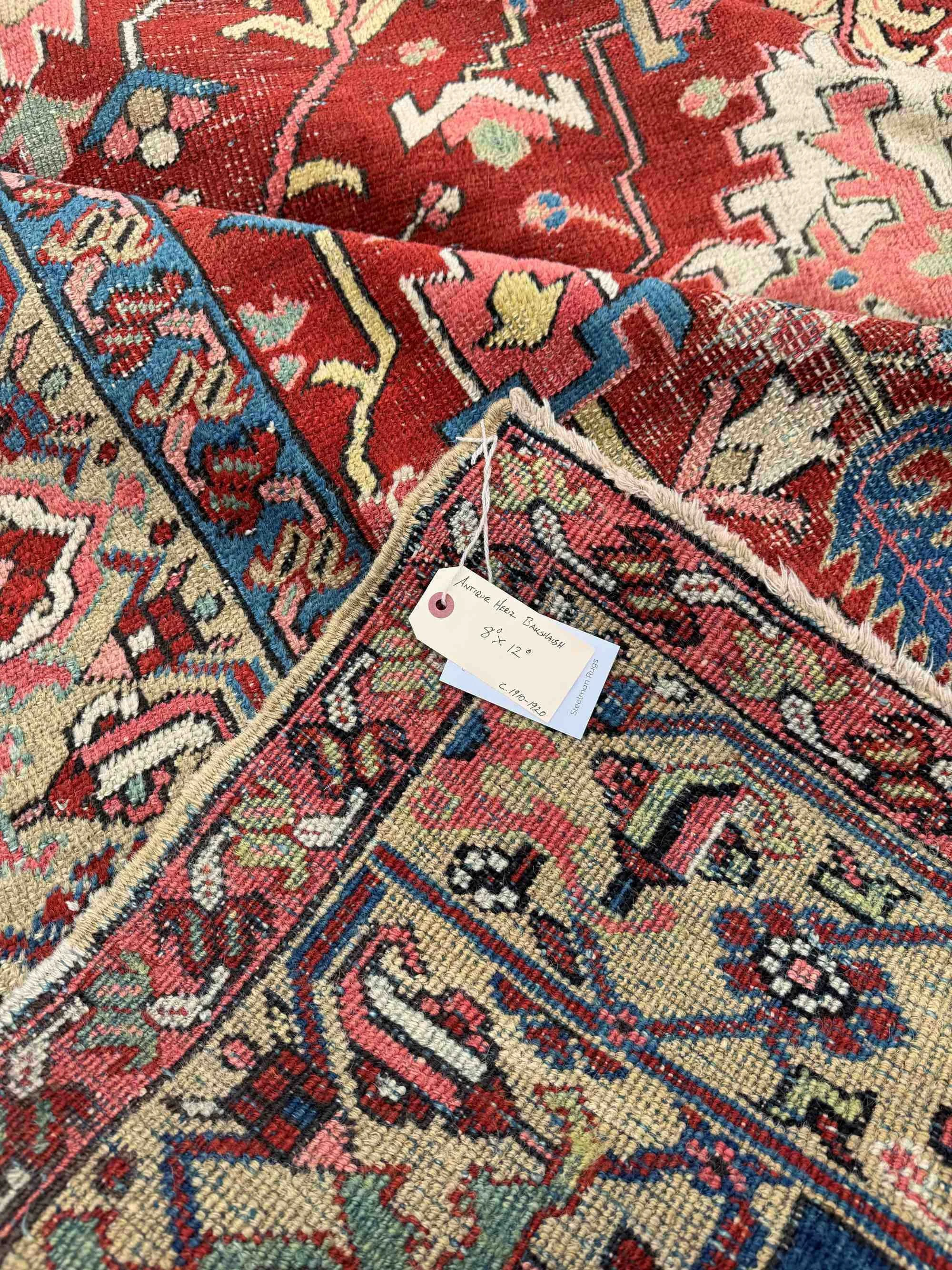 antique heriz bakshaish rug
