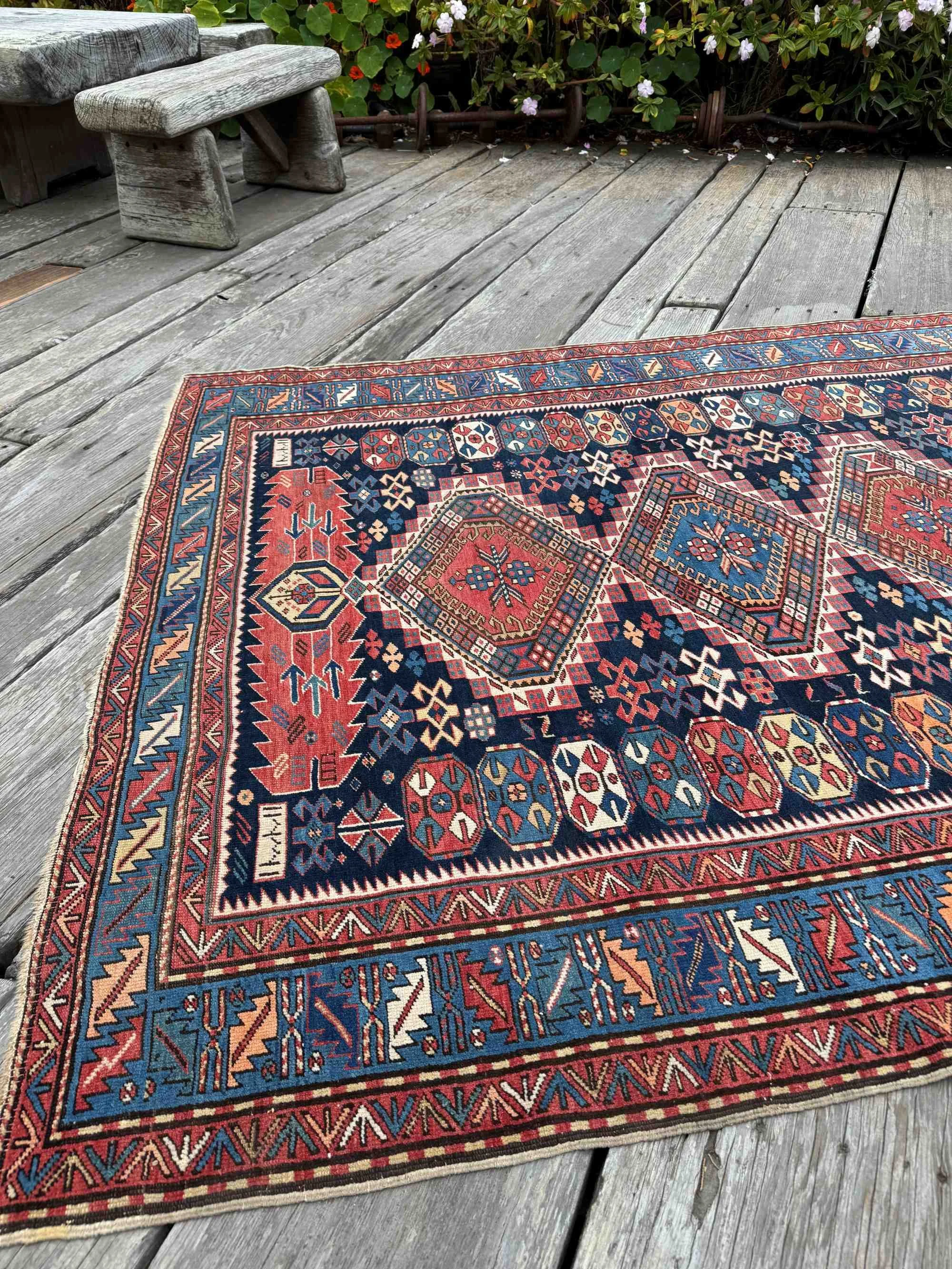 antique shirvan caucasian rugs