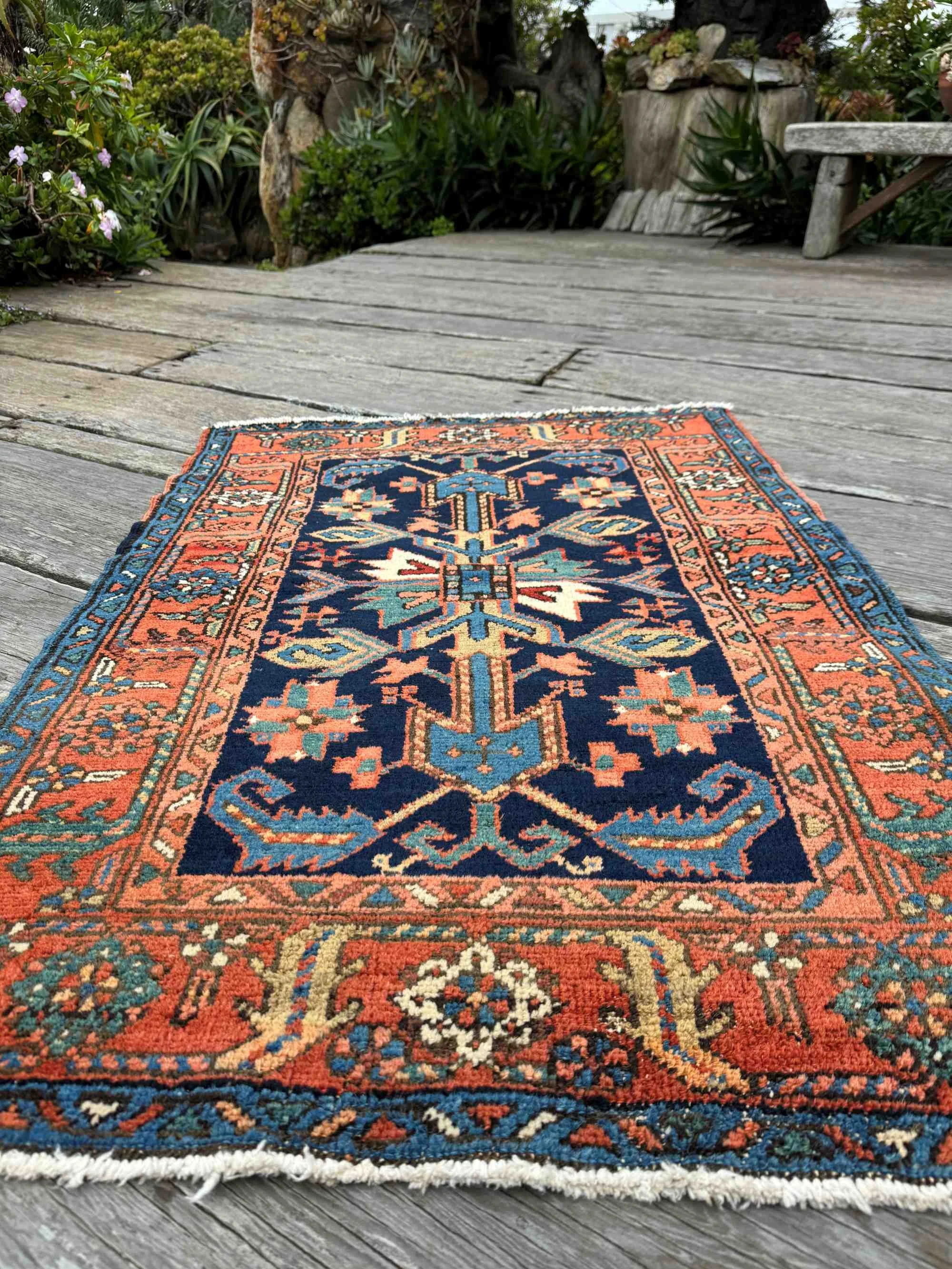 antique Heriz Serapi rugs