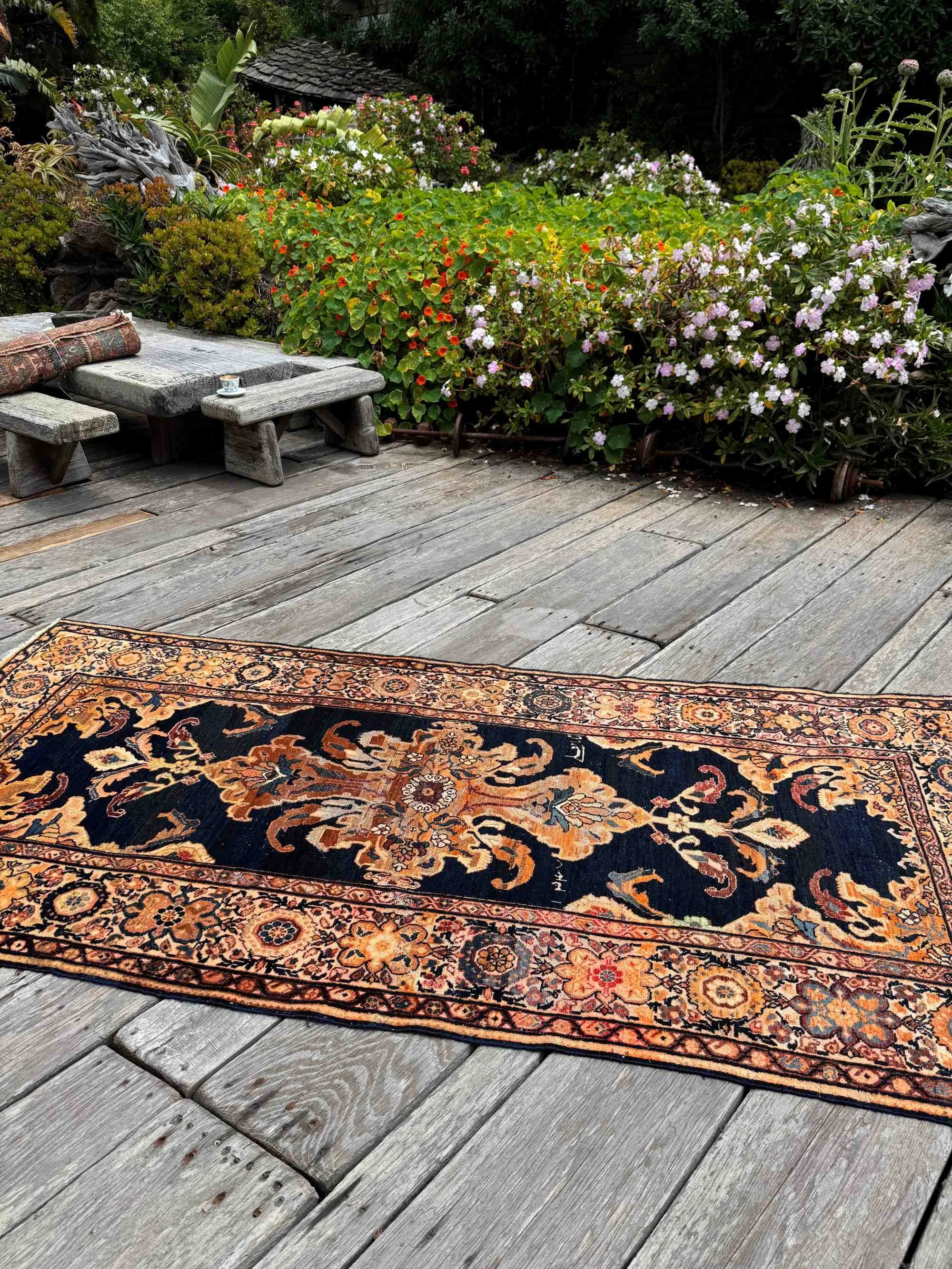 colorful vintage rugs