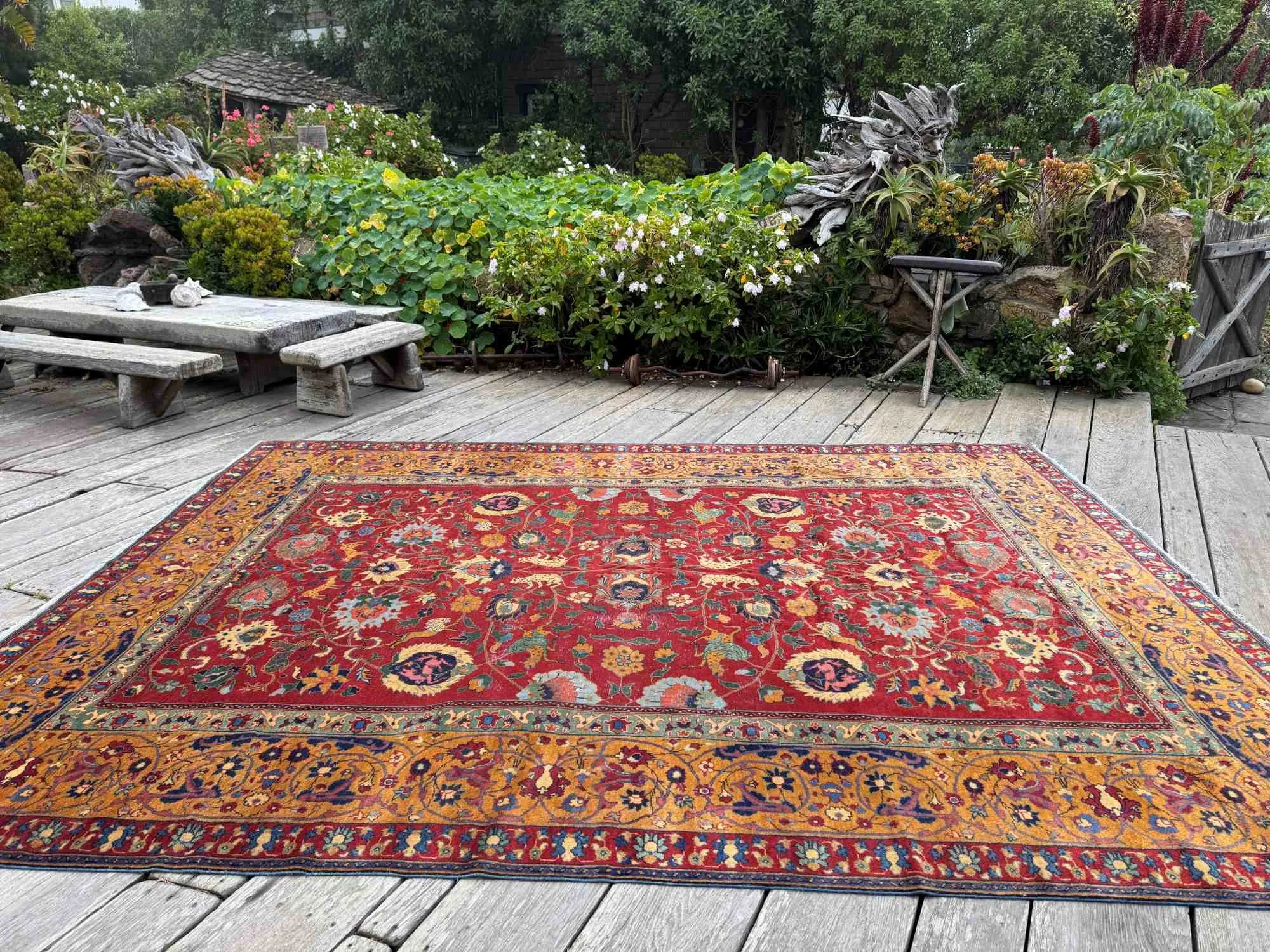 antique sparta turkish rug