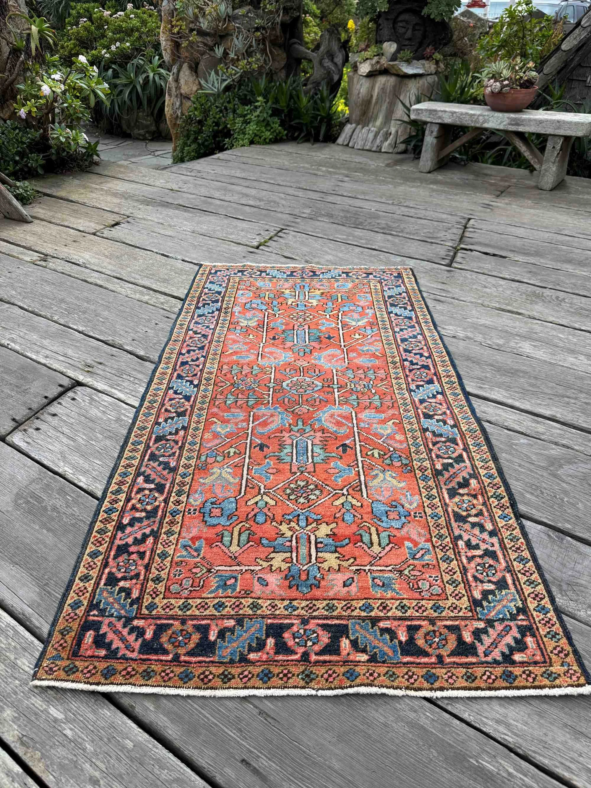 antique Heriz Serapi rugs