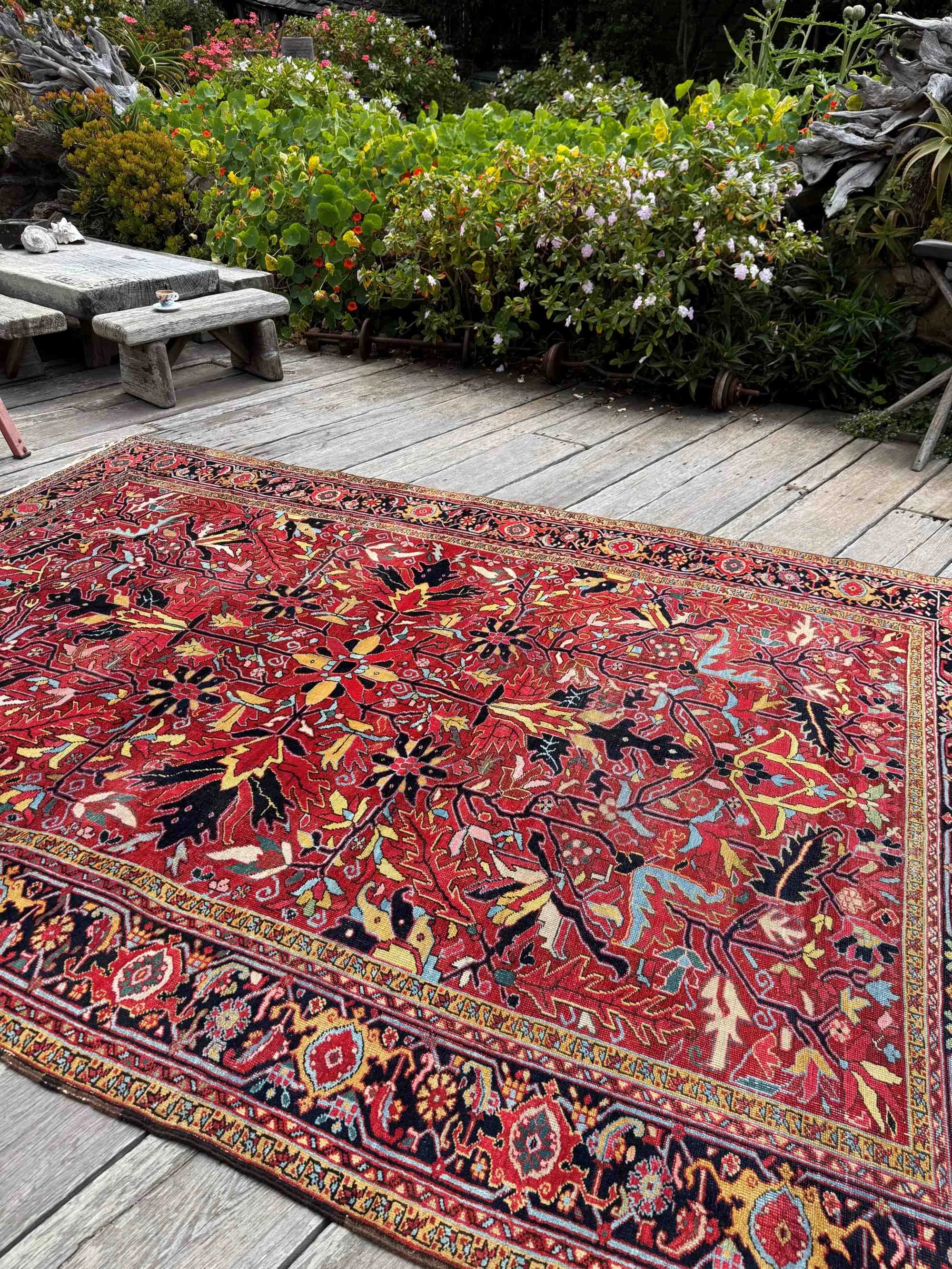 colorful vintage rugs