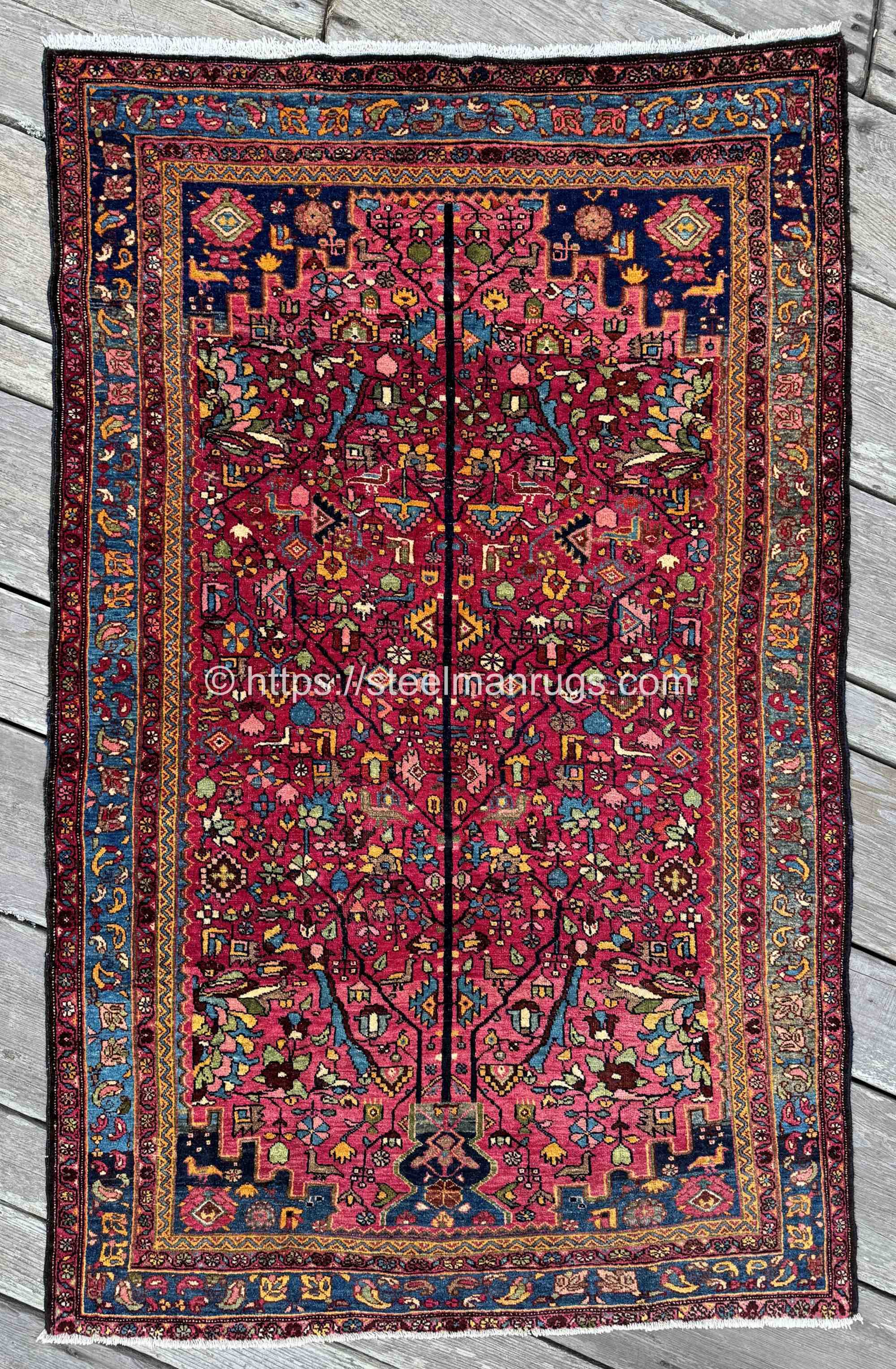 antique kurdish bidjar rugs
