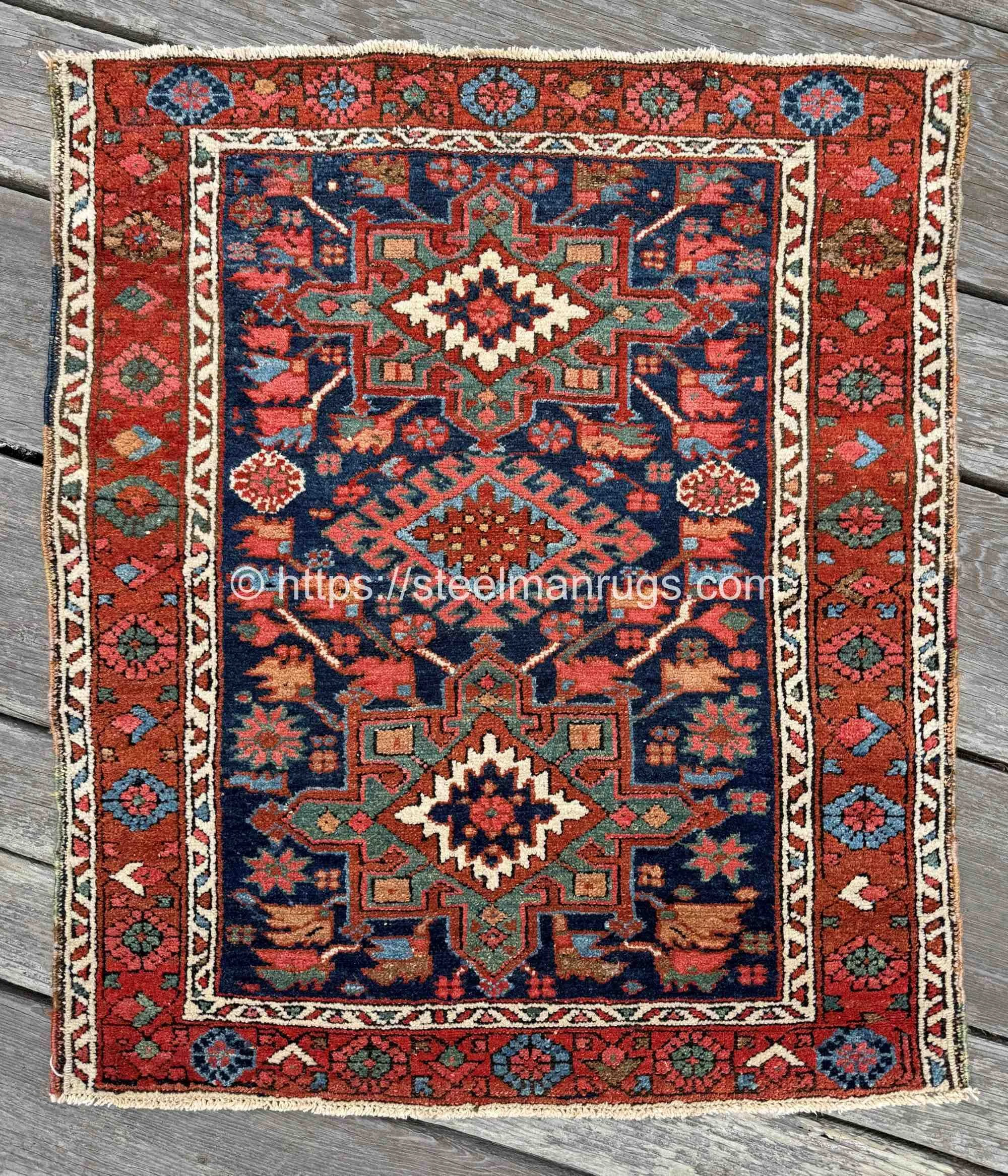 antique Heriz Karaja rugs