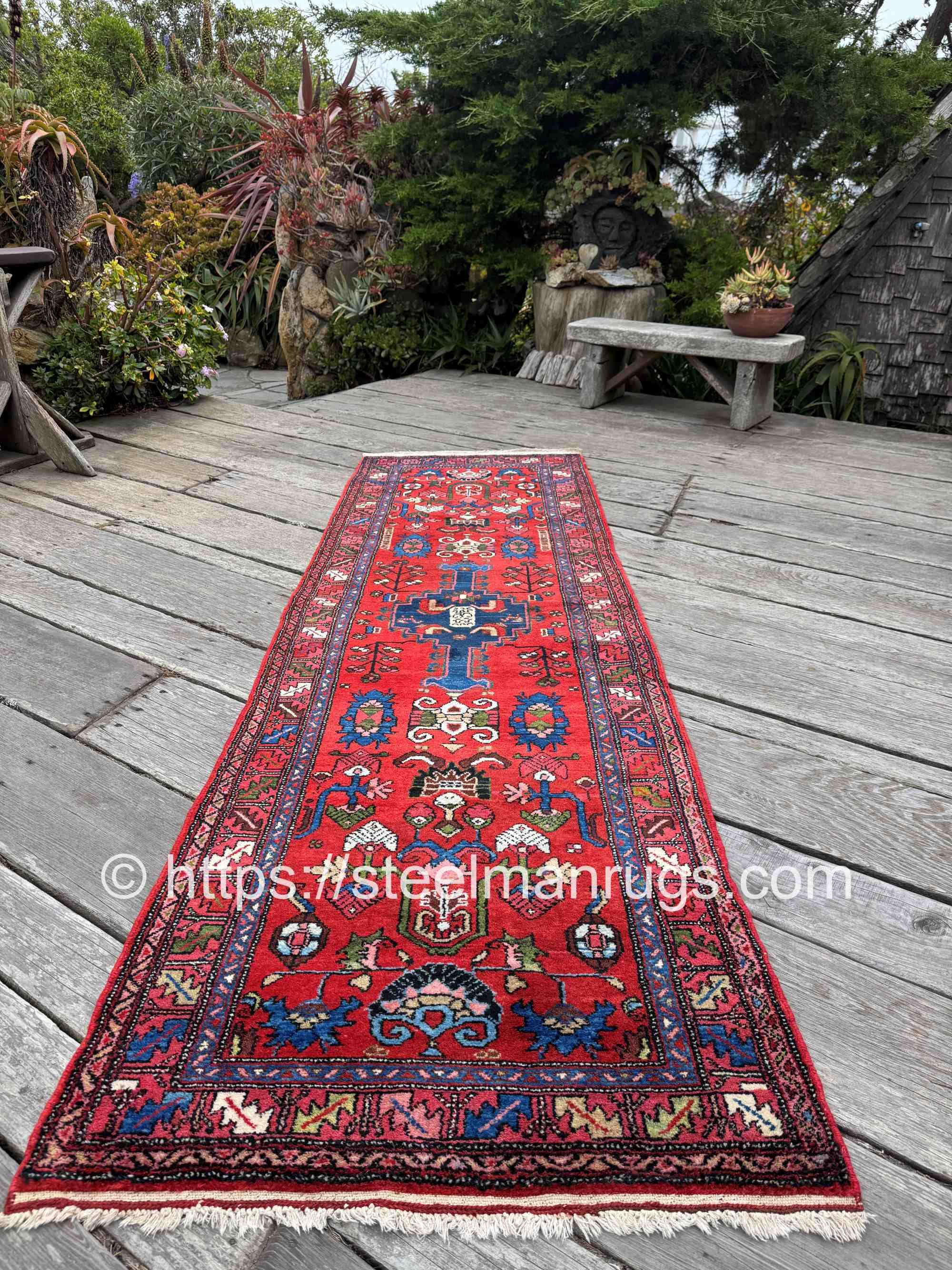 Vintage Persian runners red