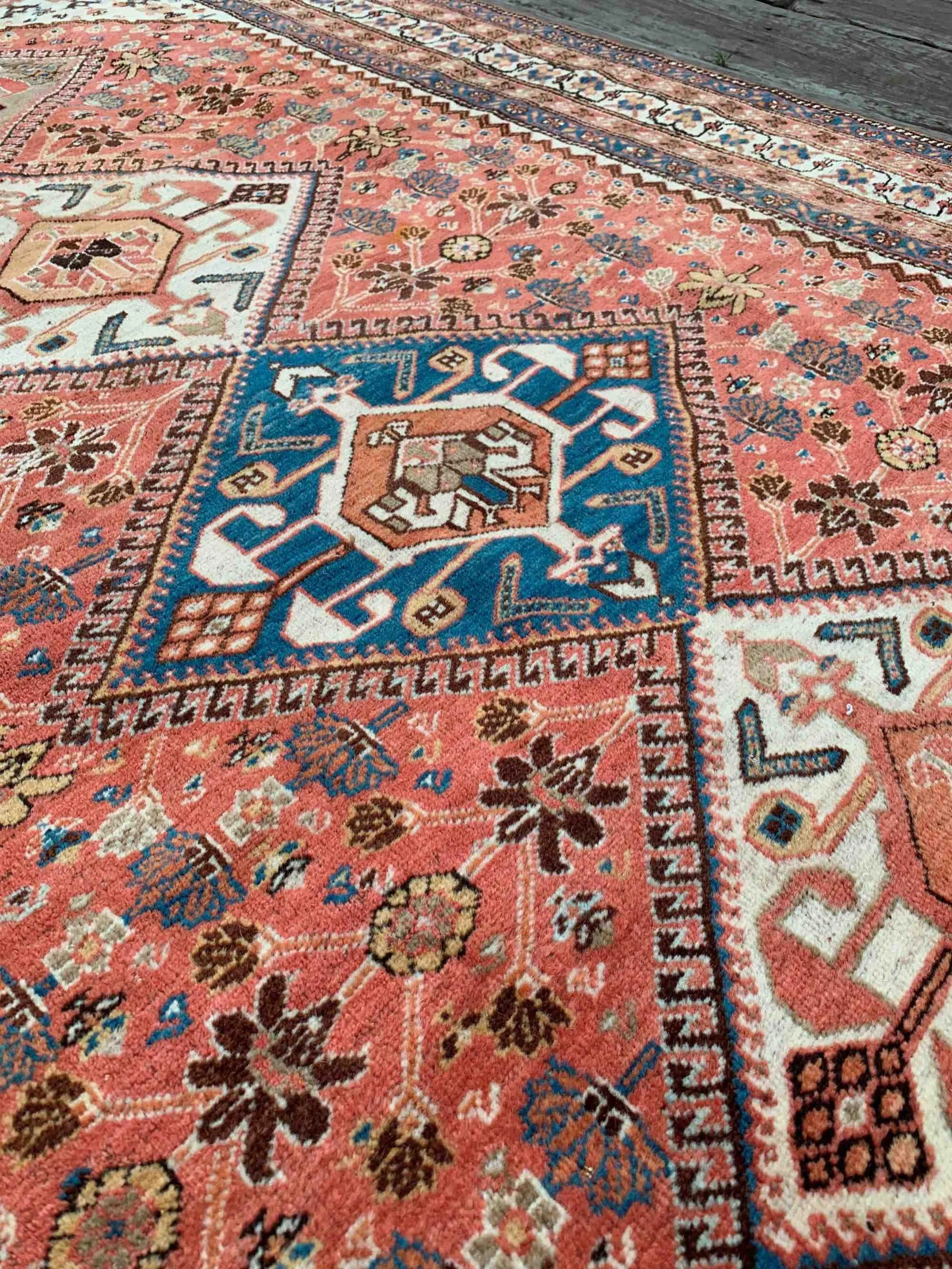 vintage tribal rugs Qashqai